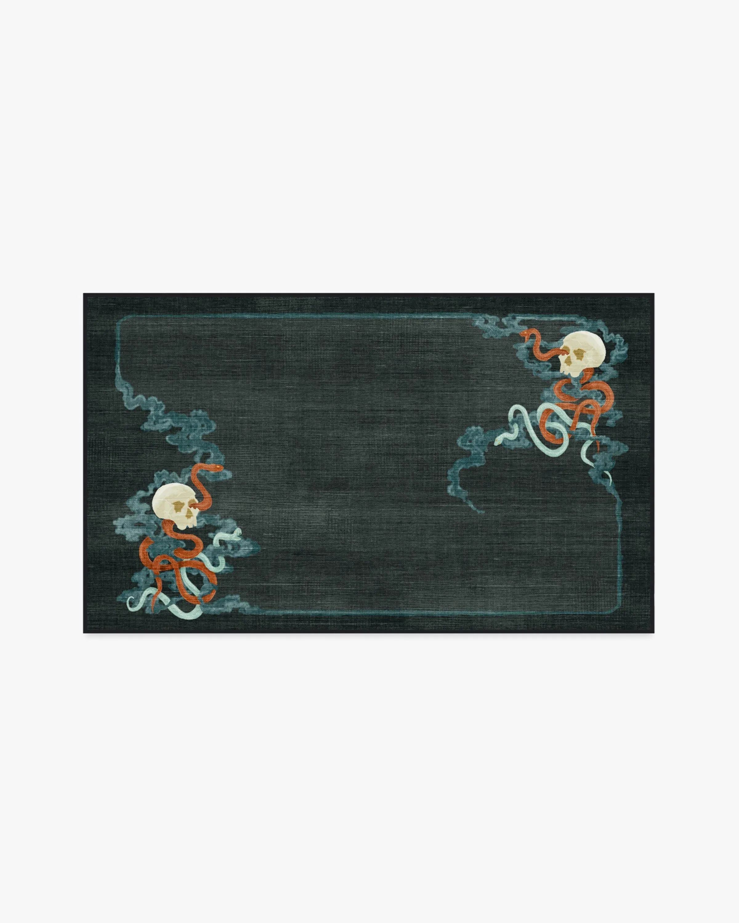 Area Rug Machine Washable - Charcoal