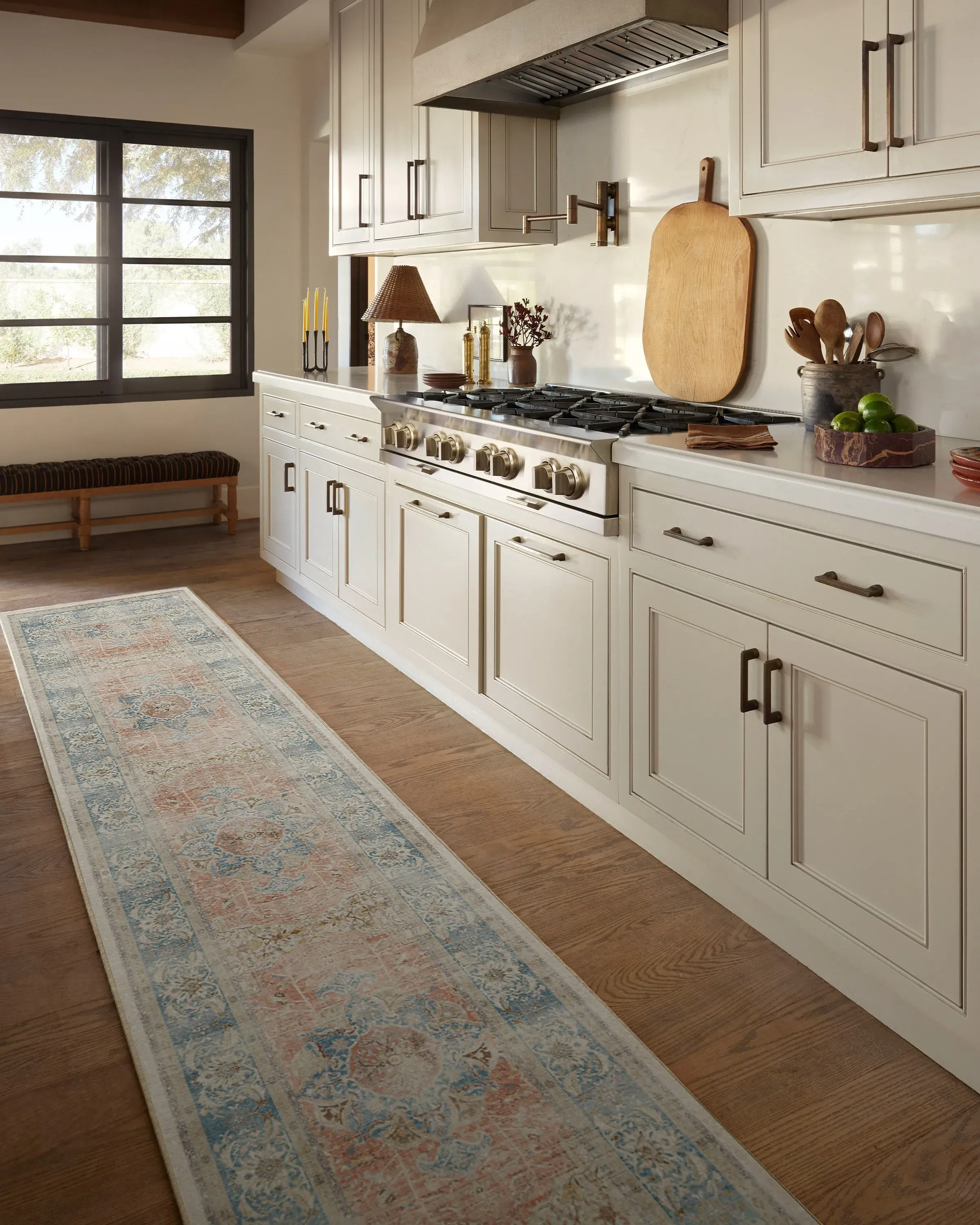Area Rug Machine Washable - Coral