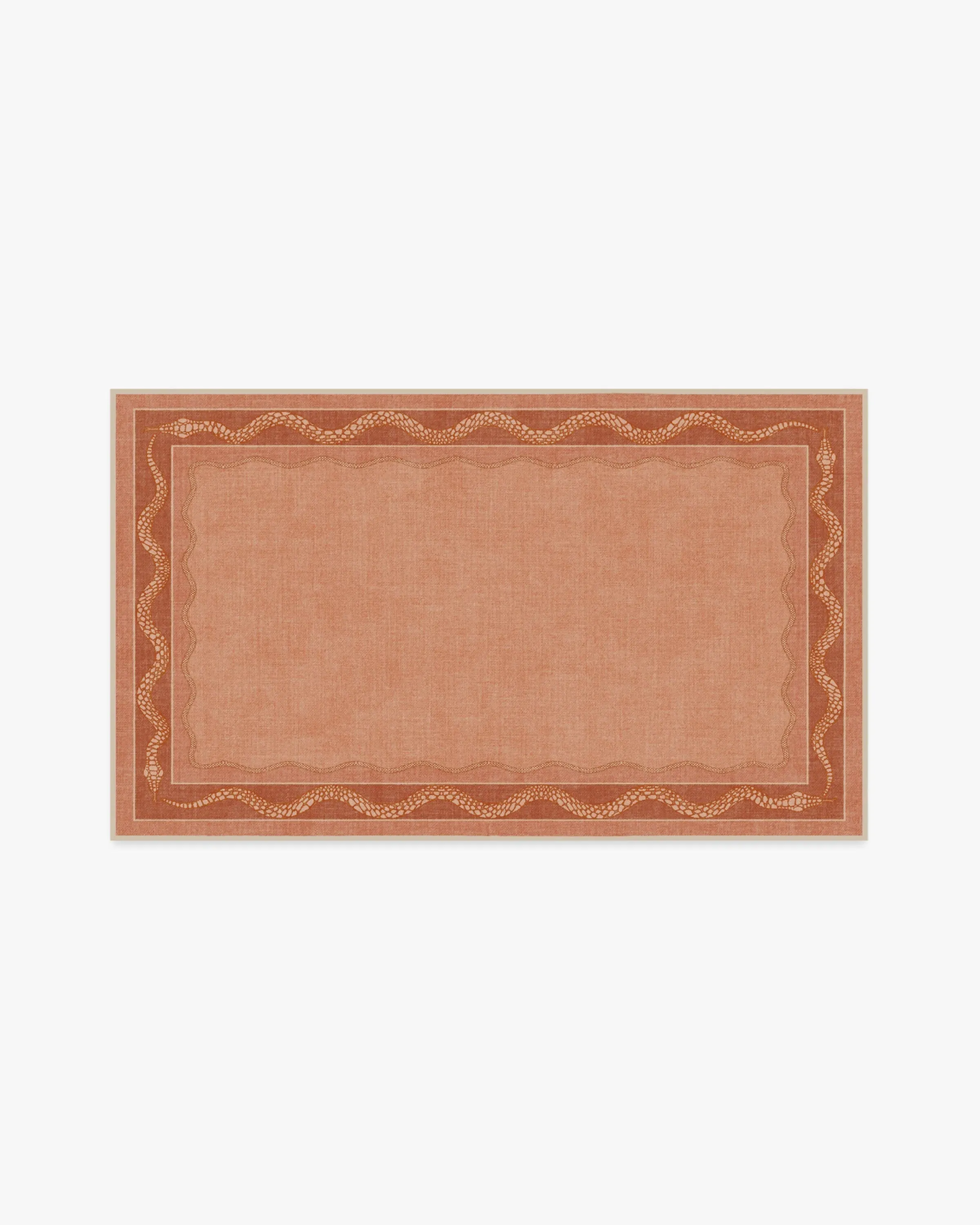 Area Rug Machine Washable - Coral