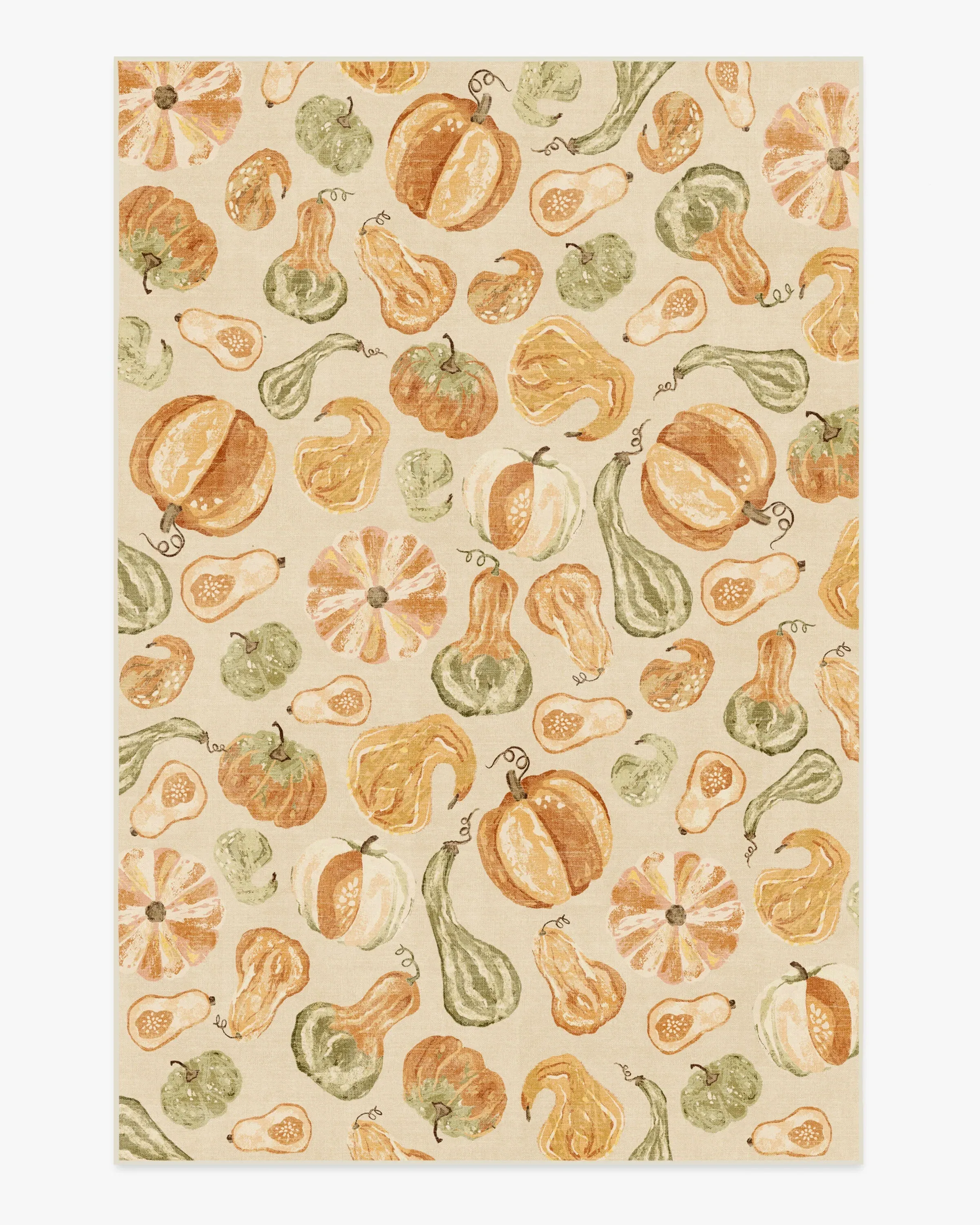 Area Rug Machine Washable - Cream