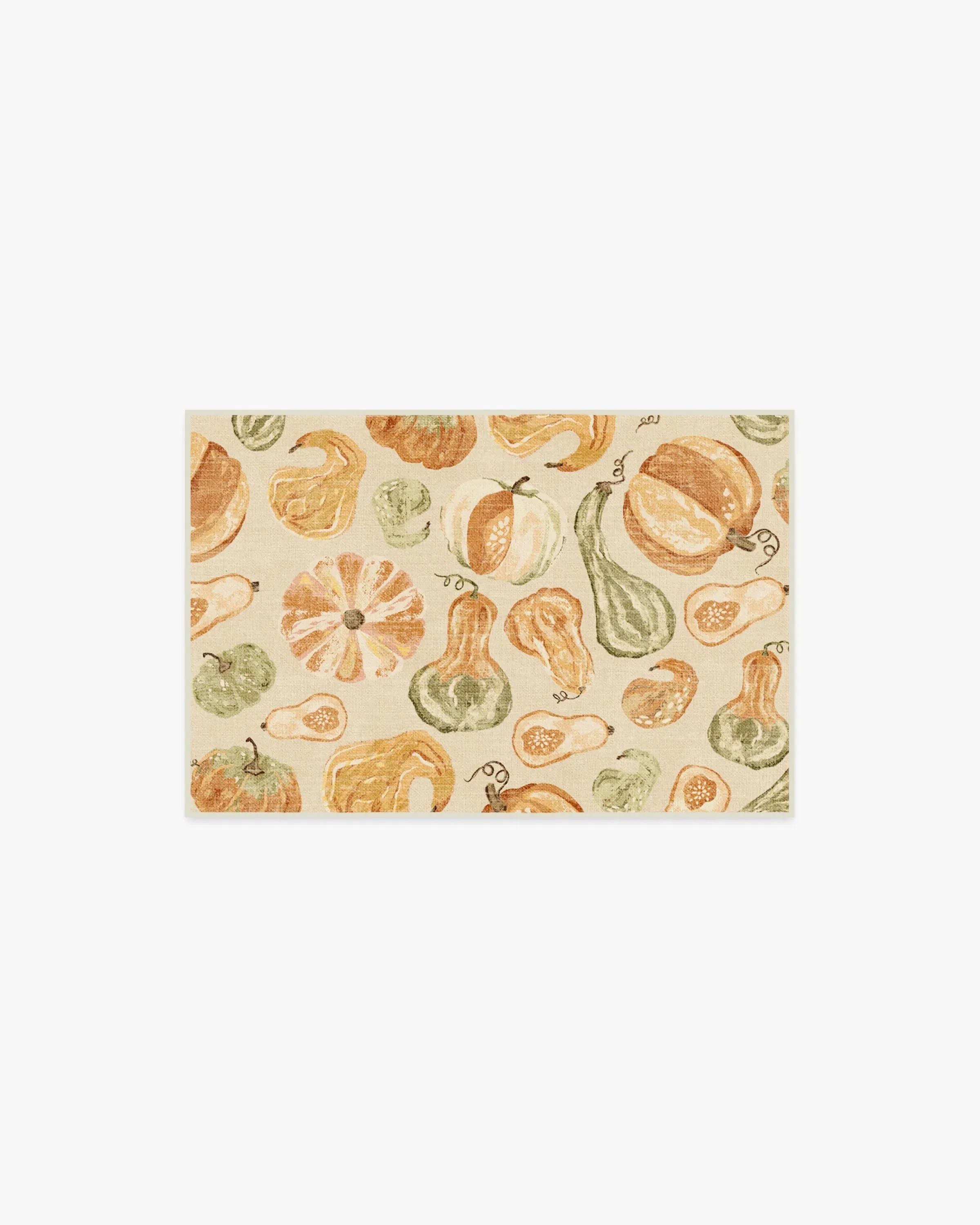 Area Rug Machine Washable - Cream image