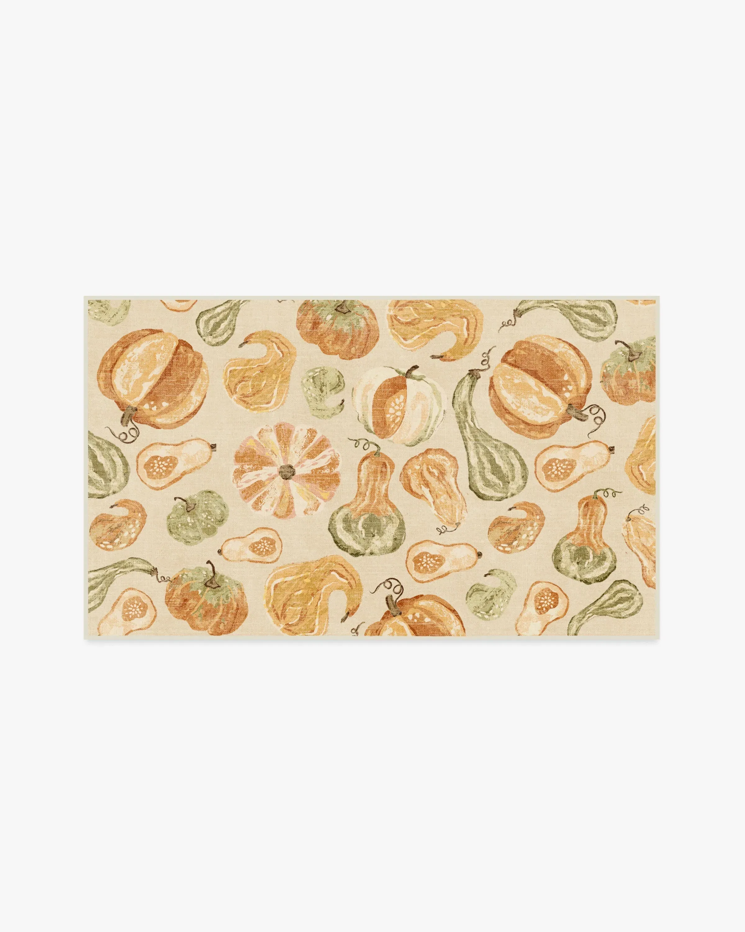 Area Rug Machine Washable - Cream