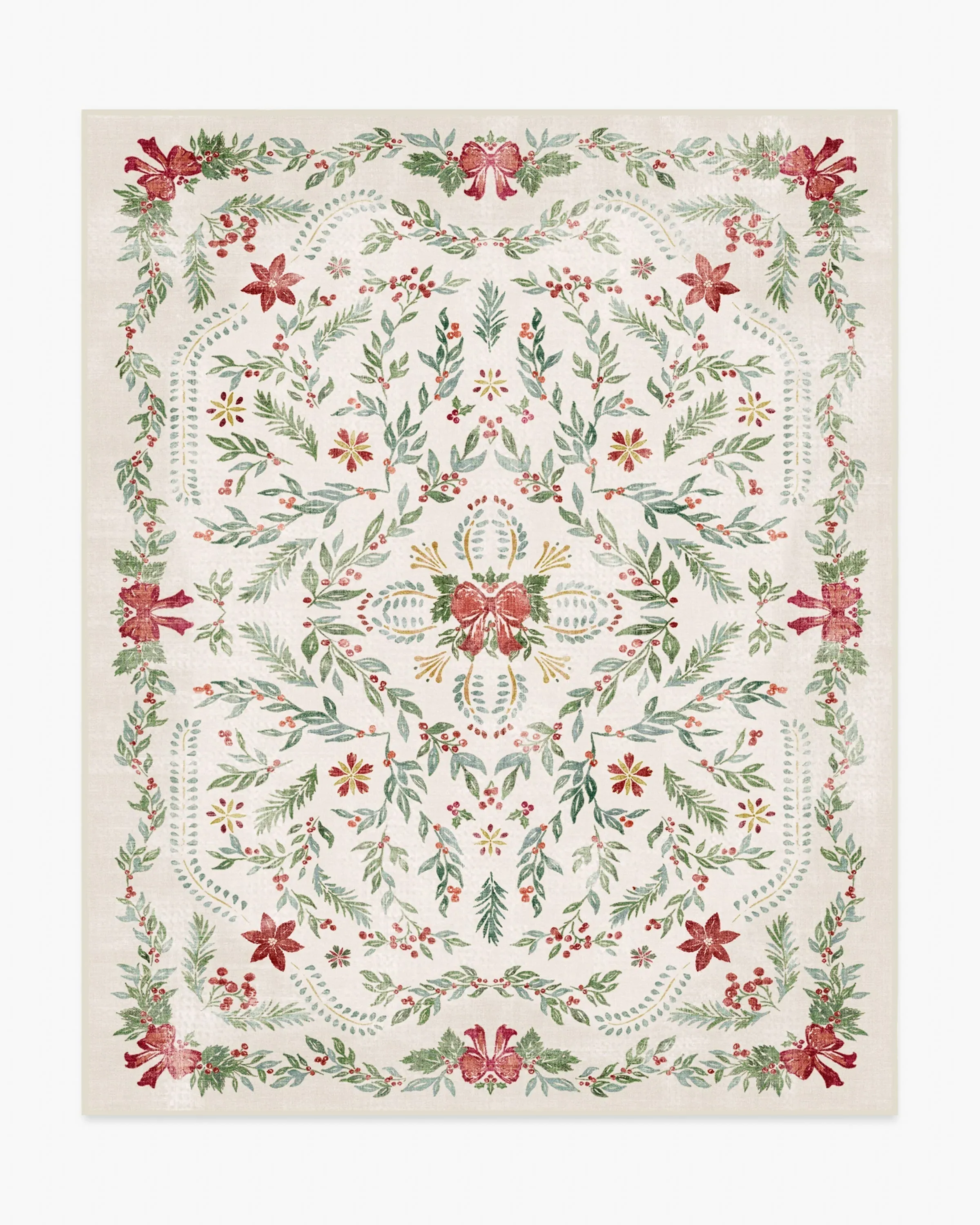Area Rug Machine Washable - Cream