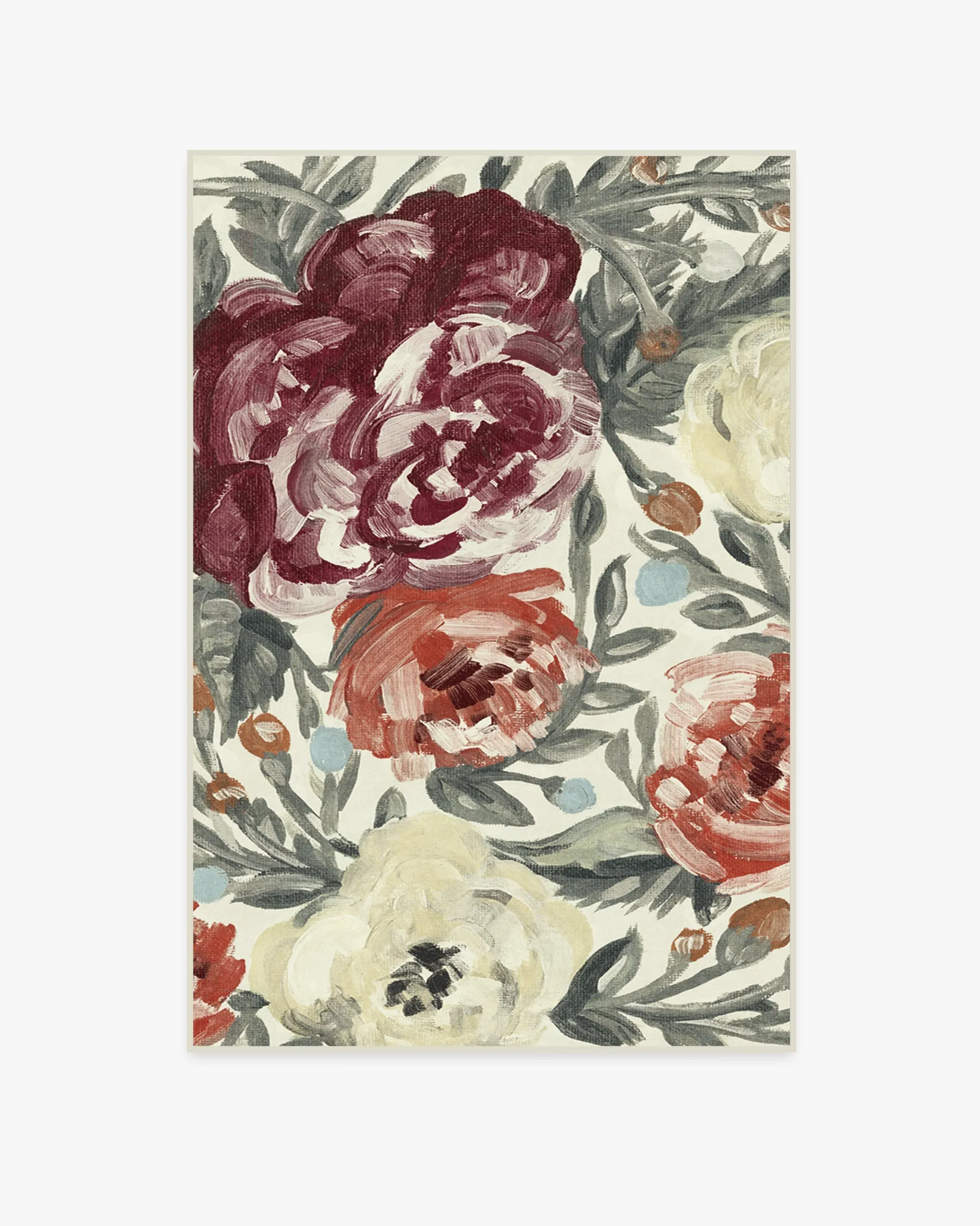 Area Rug Machine Washable - Currant