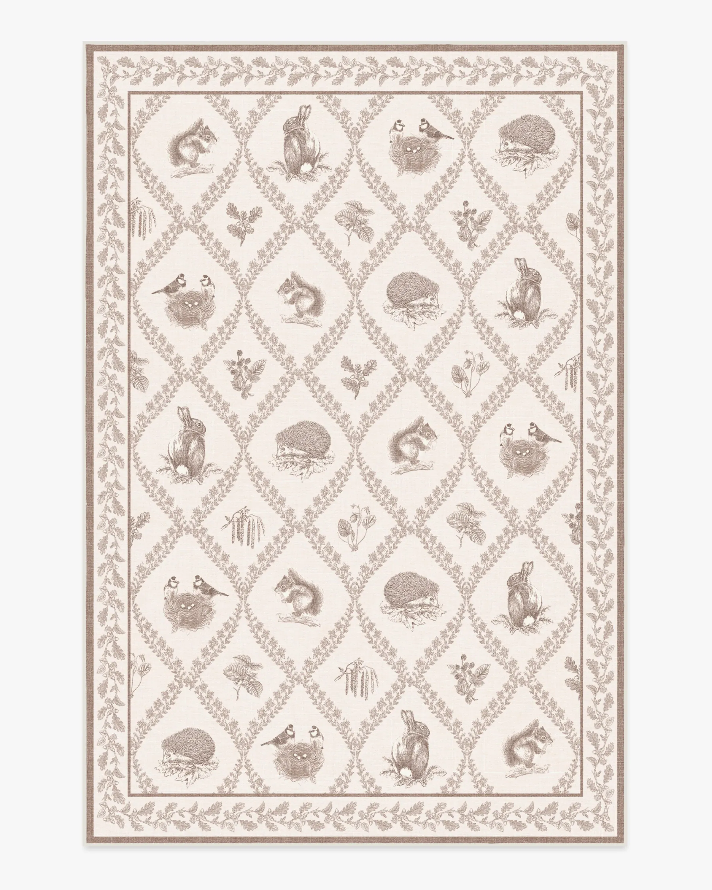Area Rug Machine Washable - Fawn, Flatwoven