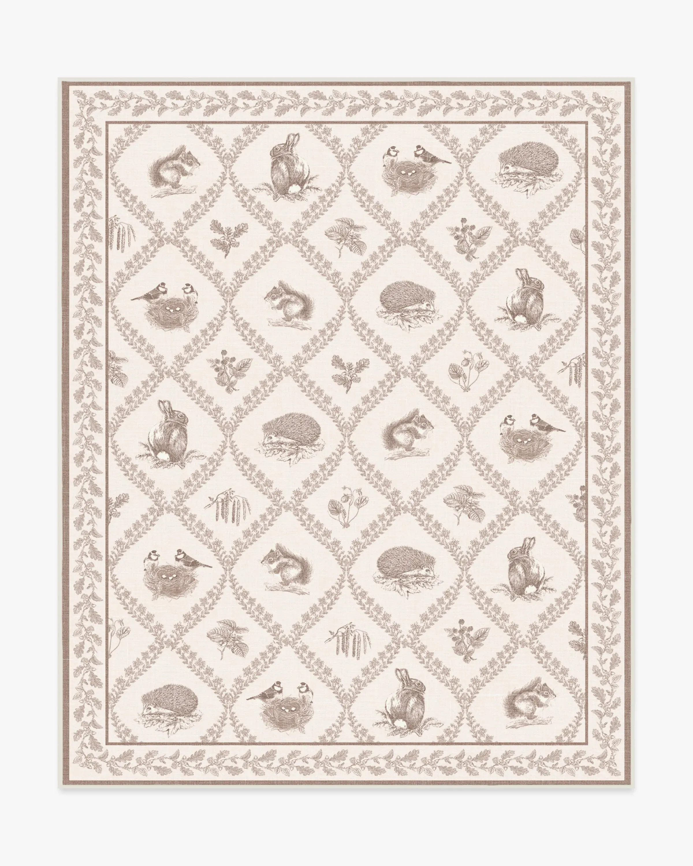 Area Rug Machine Washable - Fawn, Flatwoven