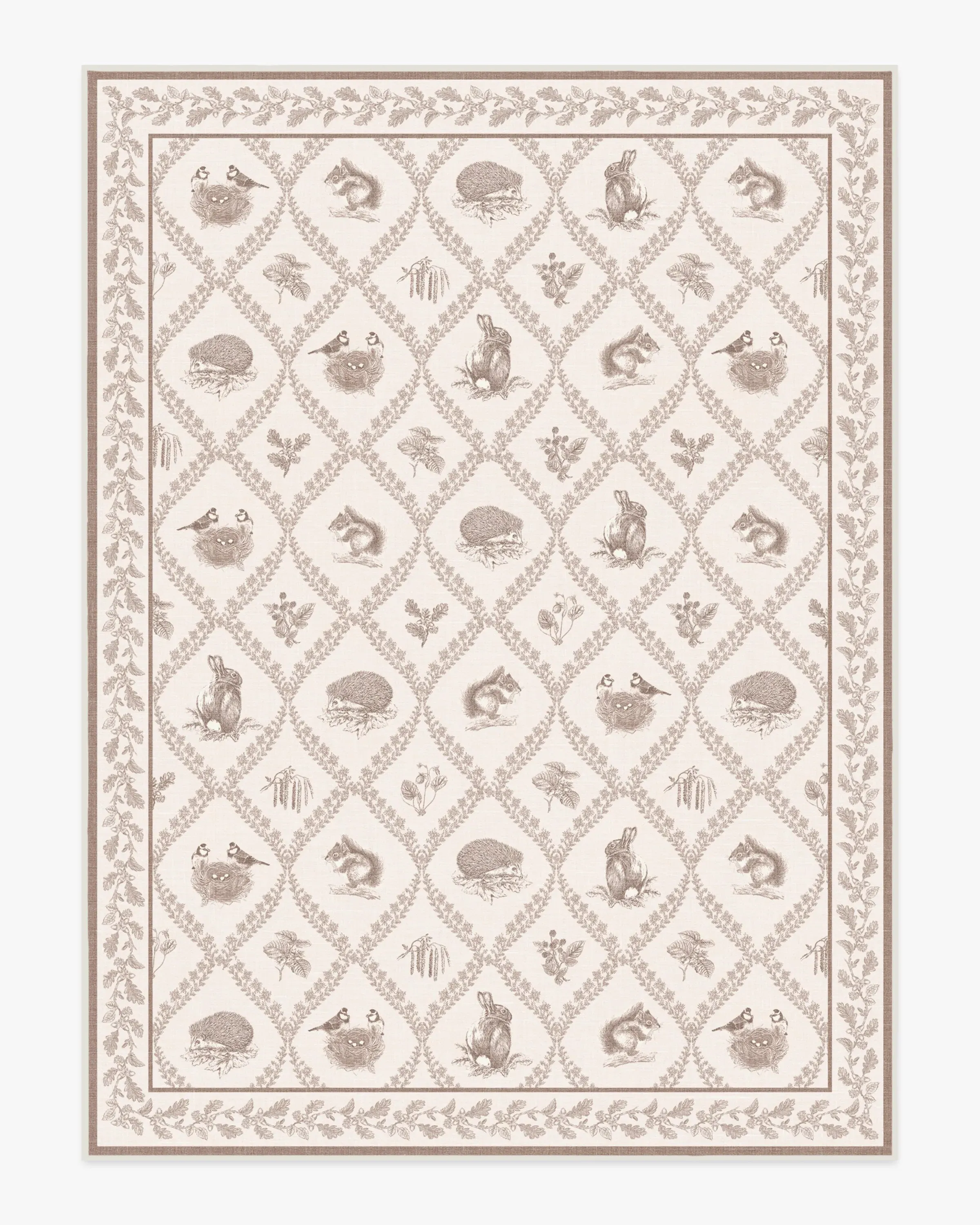 Area Rug Machine Washable - Fawn, Flatwoven