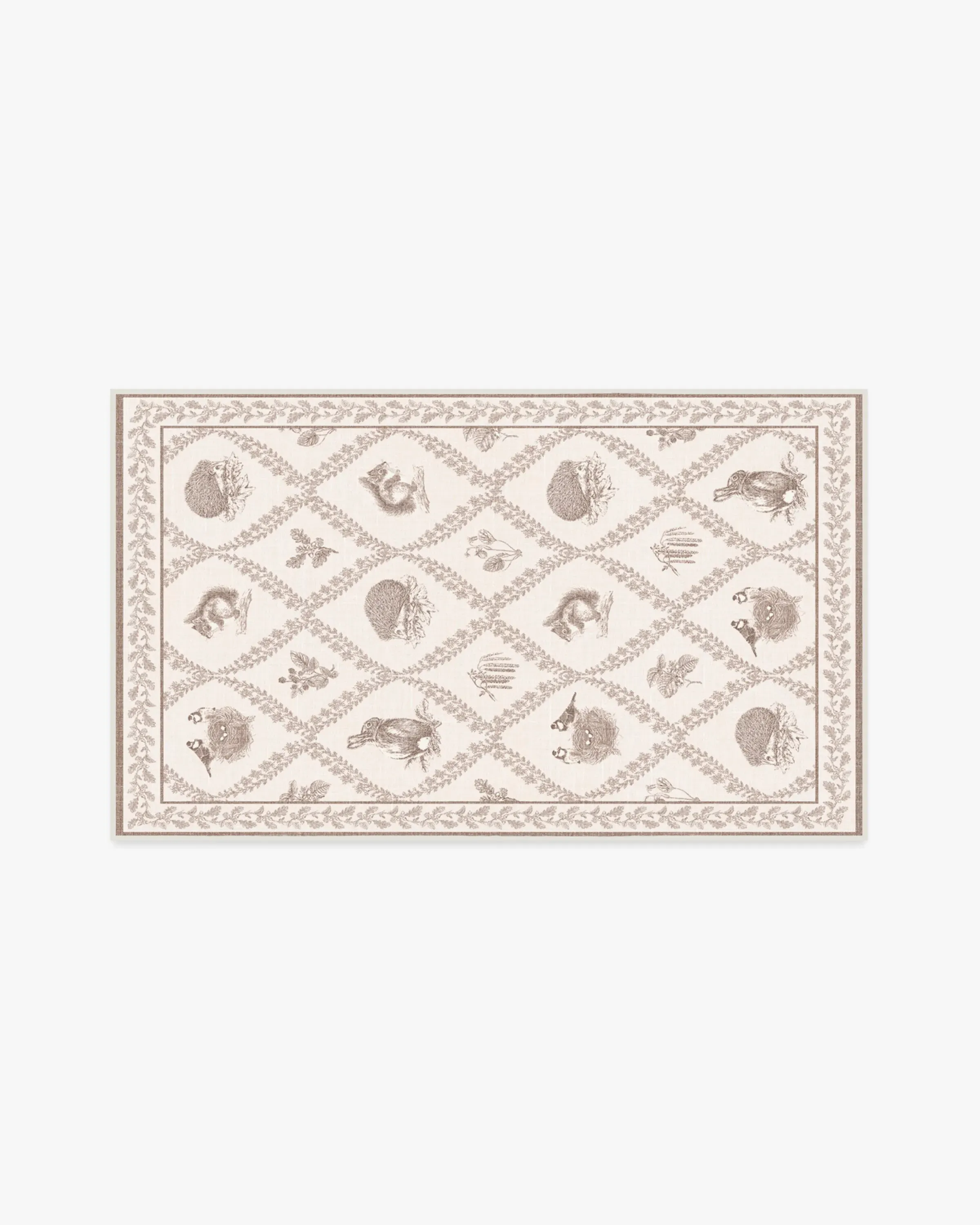Area Rug Machine Washable - Fawn, Flatwoven