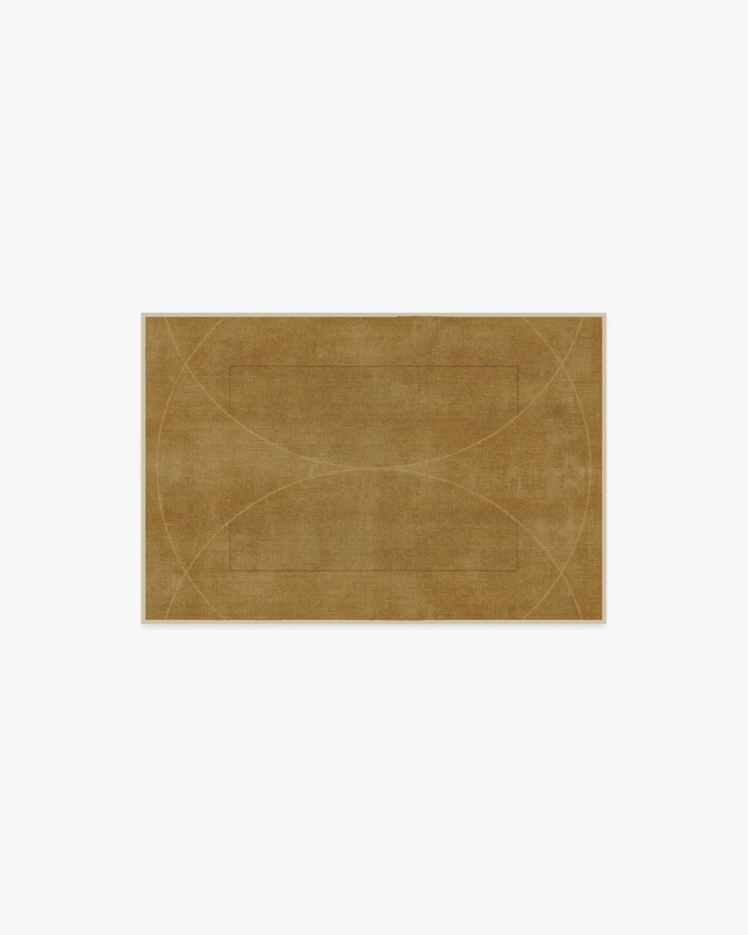 Area Rug Machine Washable - Gold, Flatwoven image