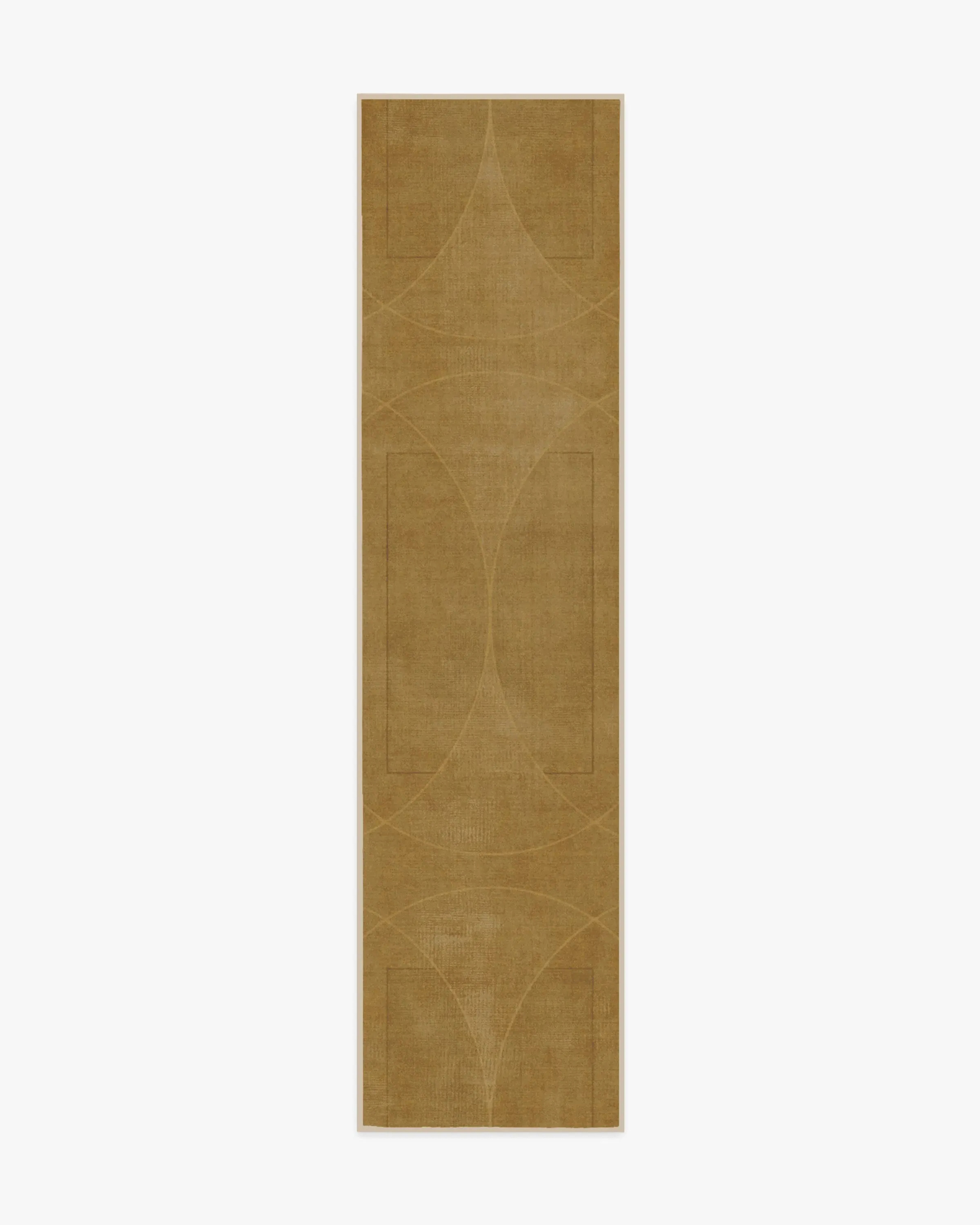 Area Rug Machine Washable - Gold, Flatwoven