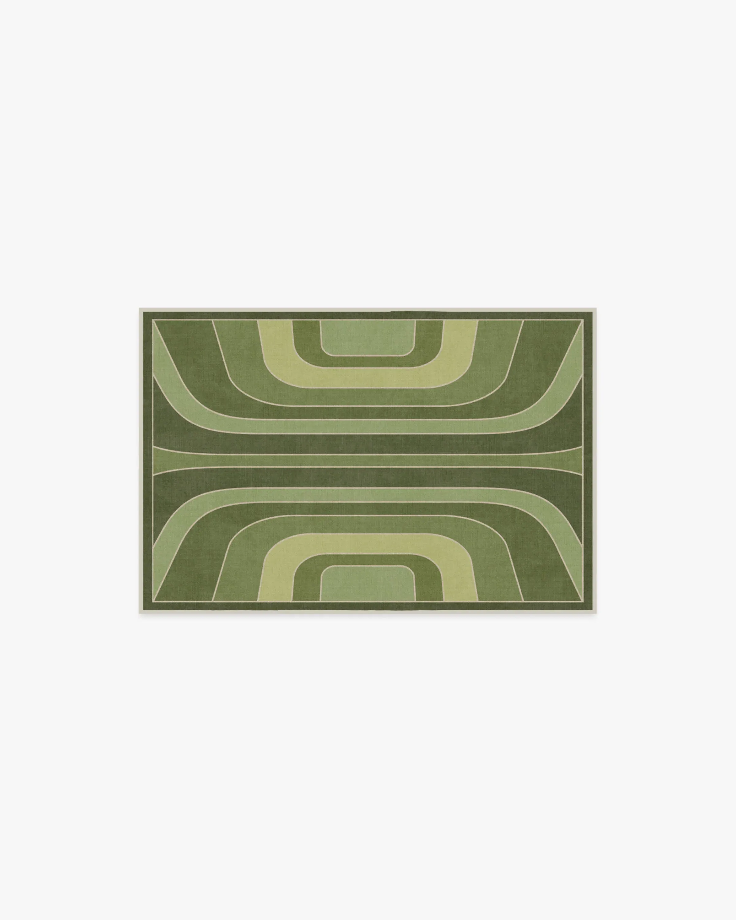 Area Rug Machine Washable - Green image