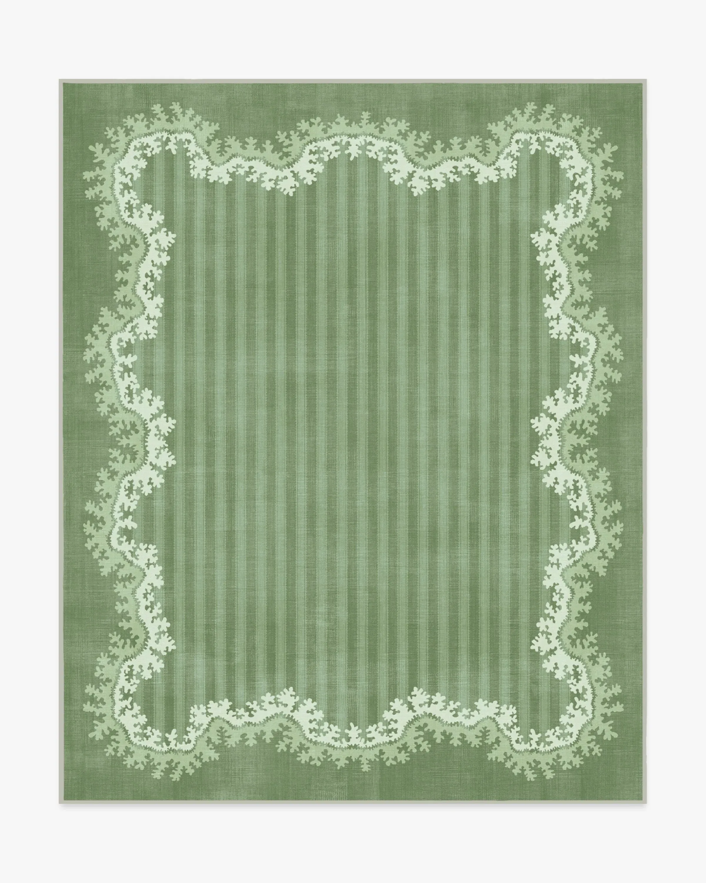 Area Rug Machine Washable - Green