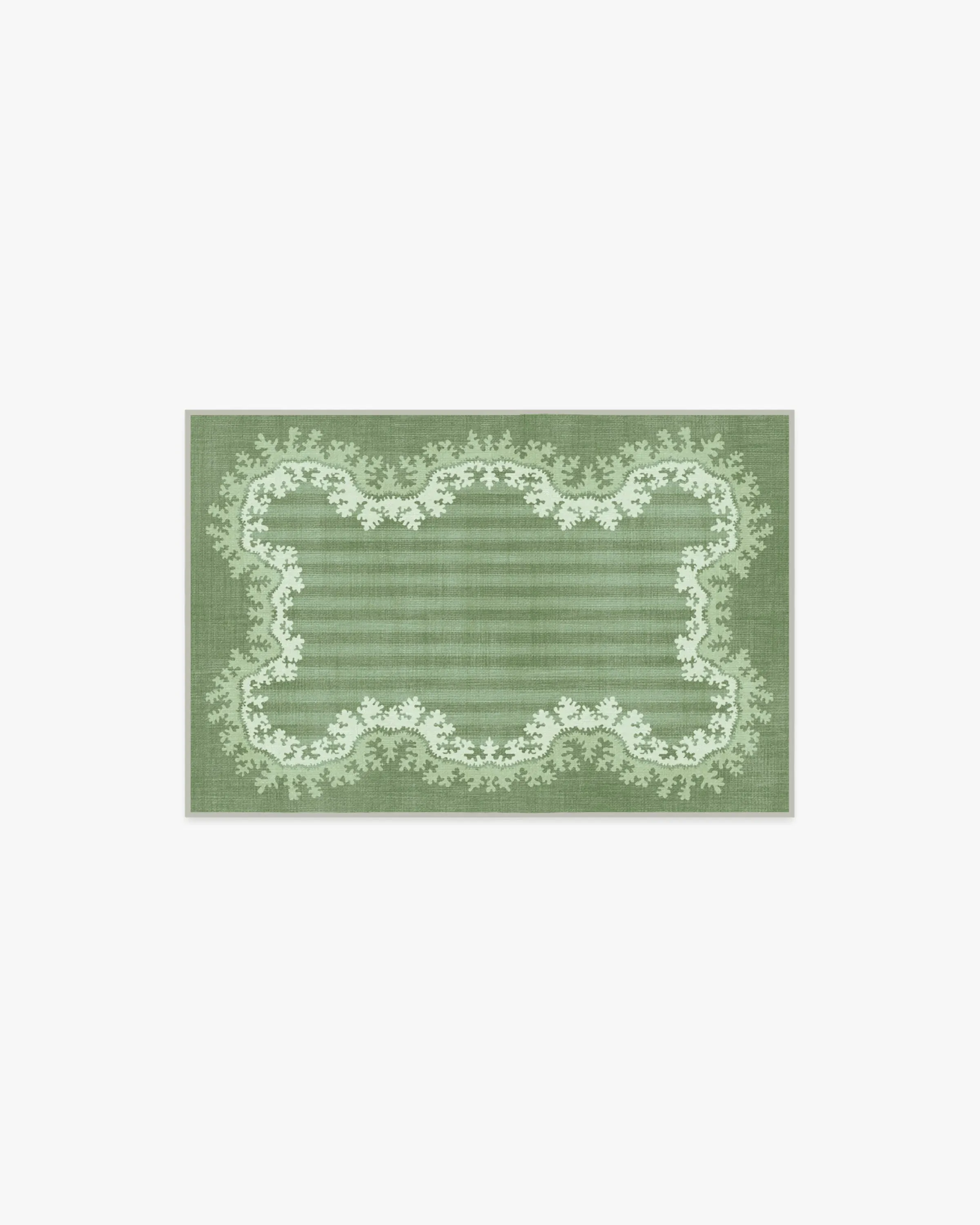 Area Rug Machine Washable - Green image