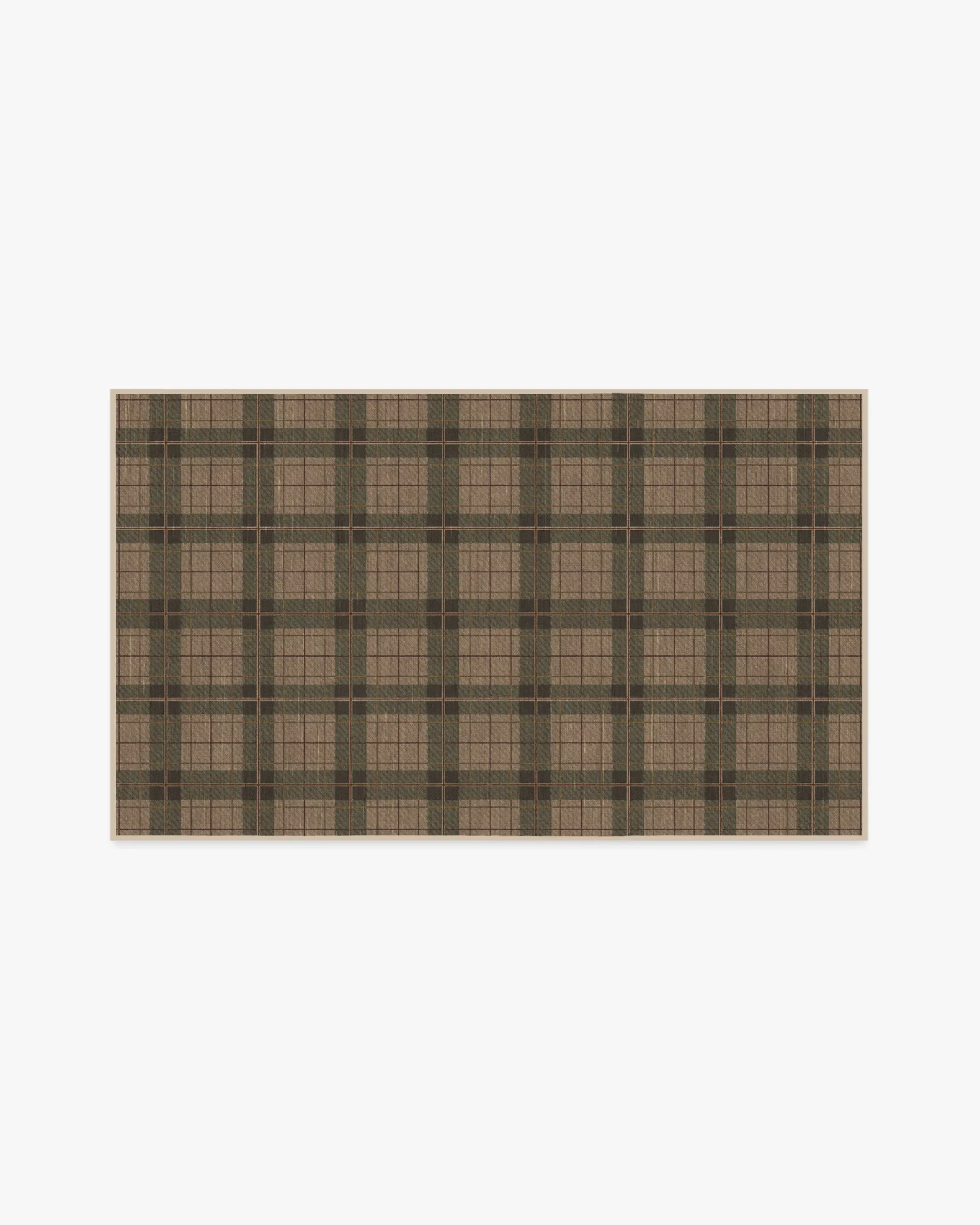 Area Rug Machine Washable - Green