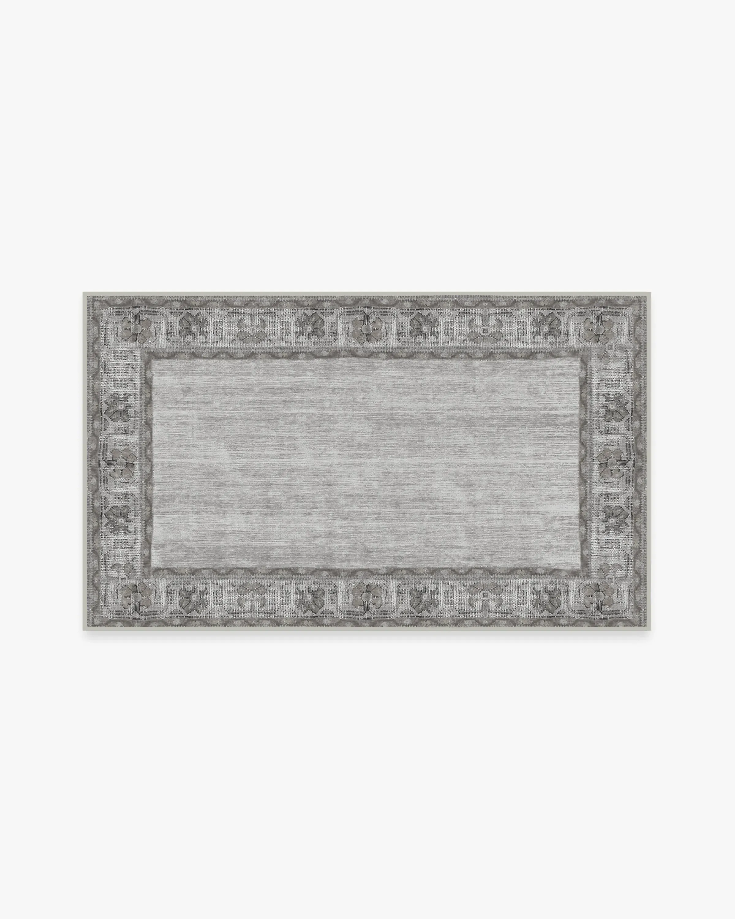 Area Rug Machine Washable - Grey