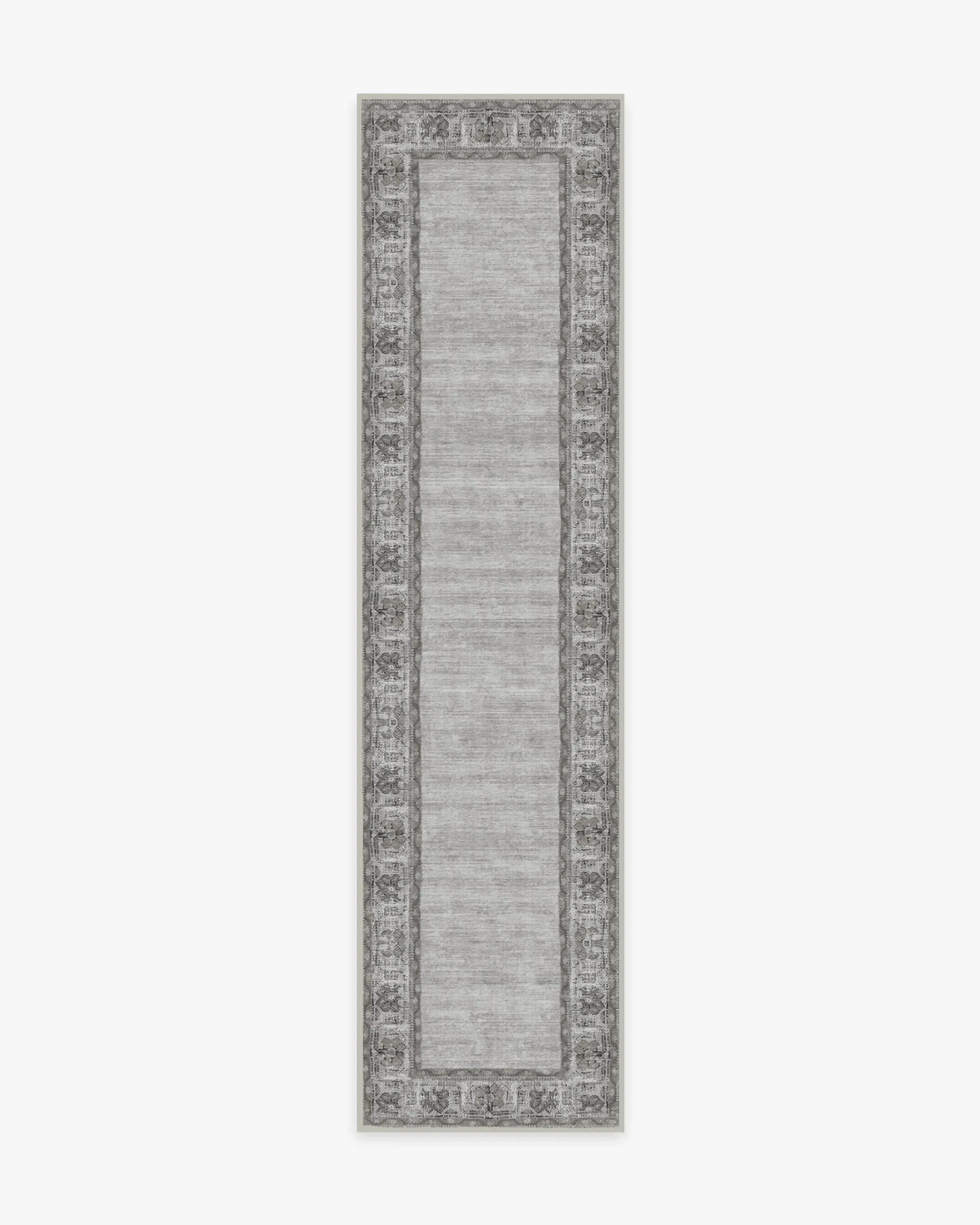 Area Rug Machine Washable - Grey