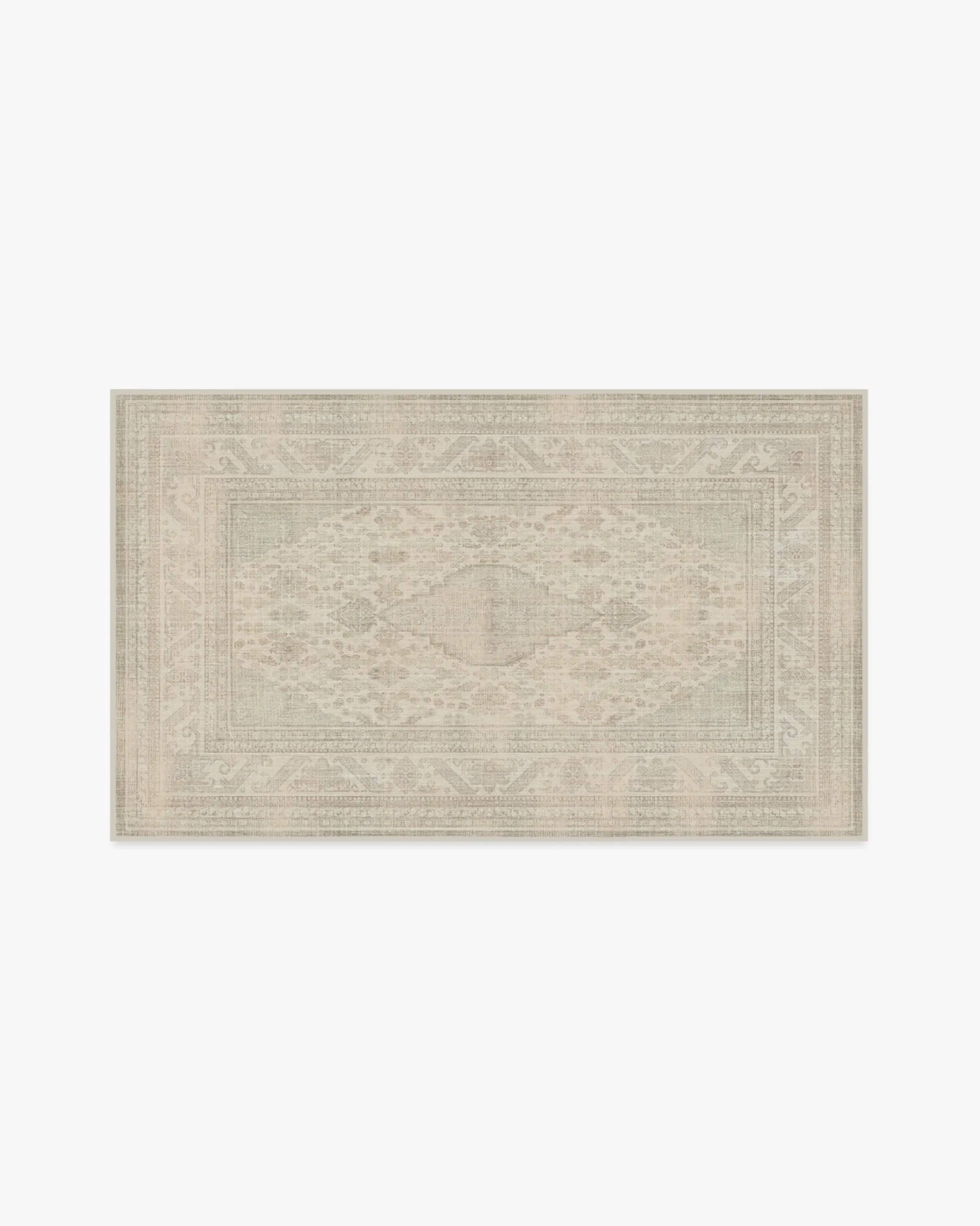 Area Rug Machine Washable - Grey, Flatwoven