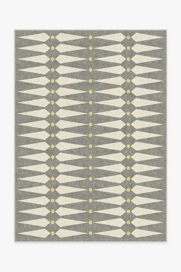 Area Rug Machine Washable - Grey