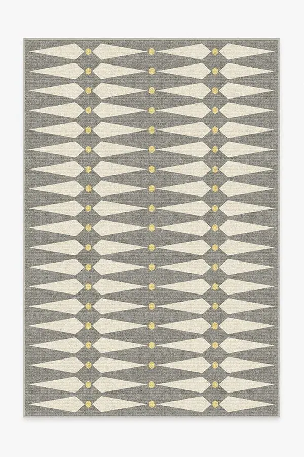 Area Rug Machine Washable - Grey