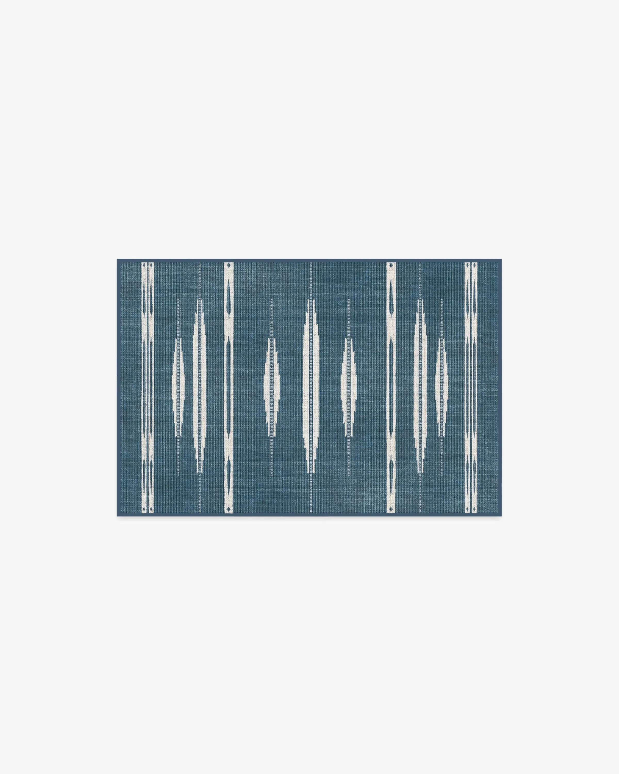 Area Rug Machine Washable - Indigo image