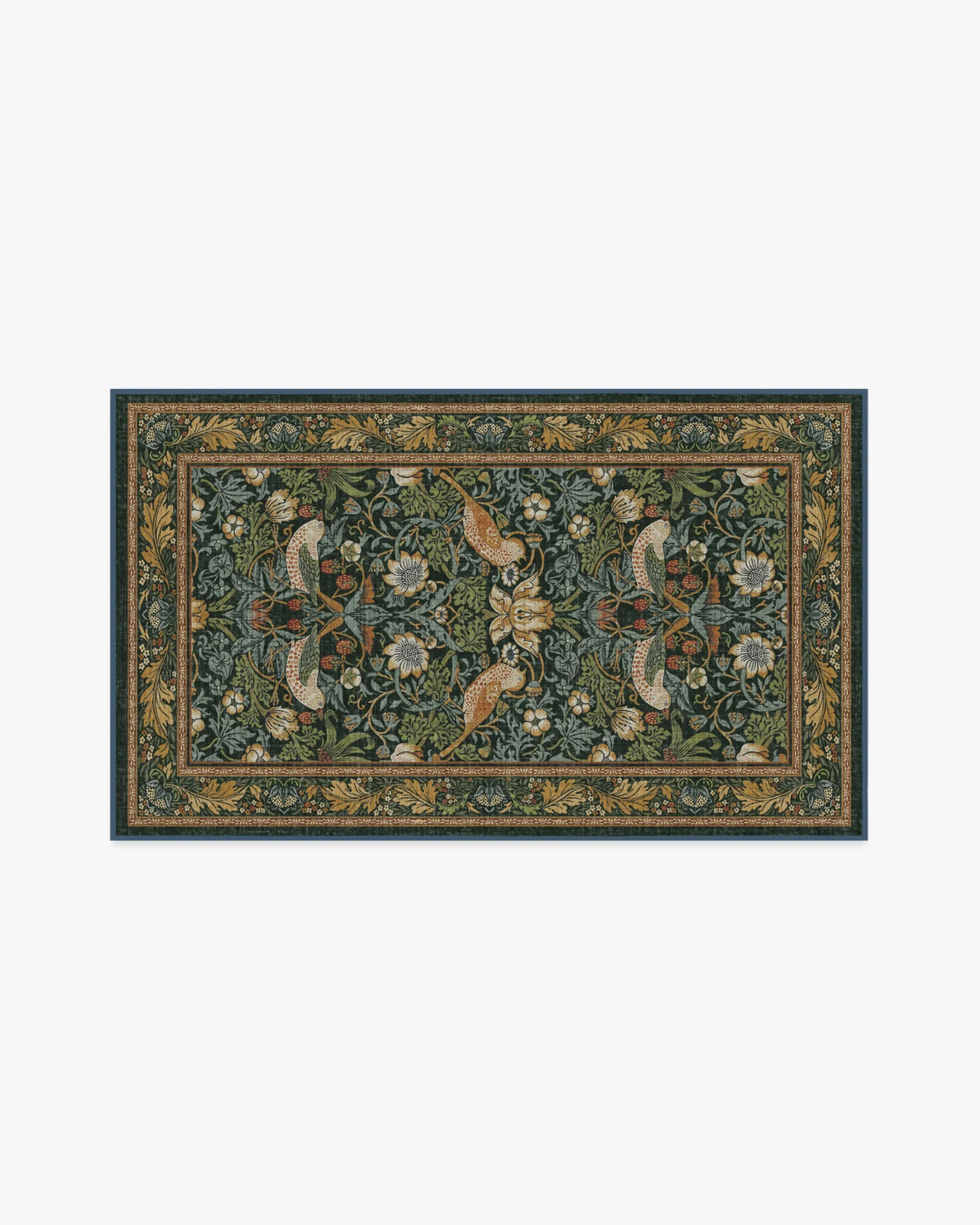 Area Rug Machine Washable - Indigo