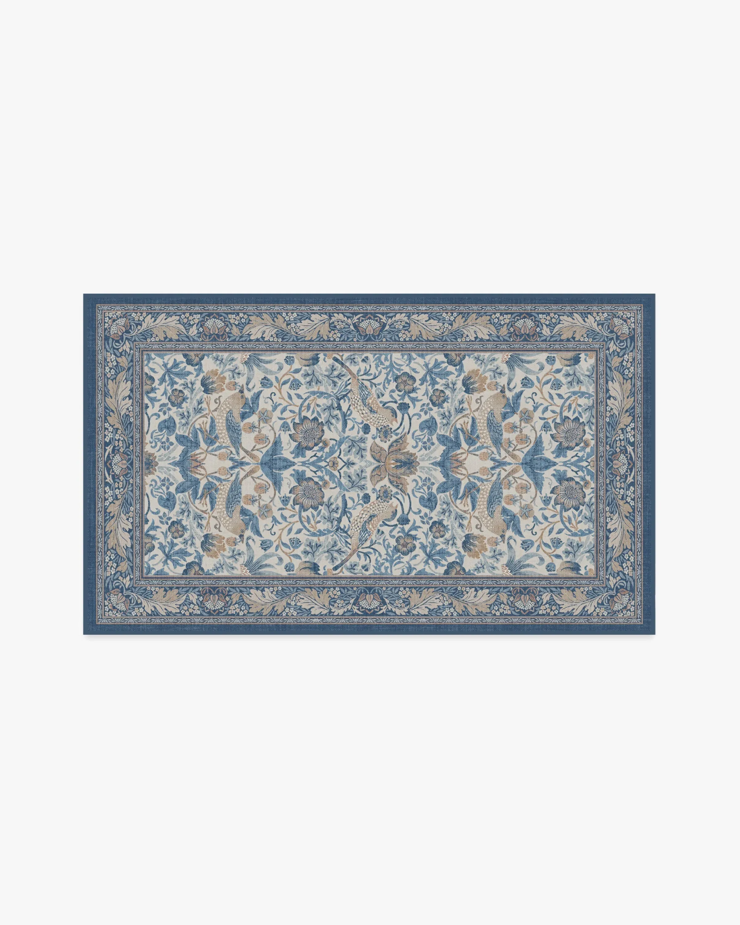 Area Rug Machine Washable - Indigo