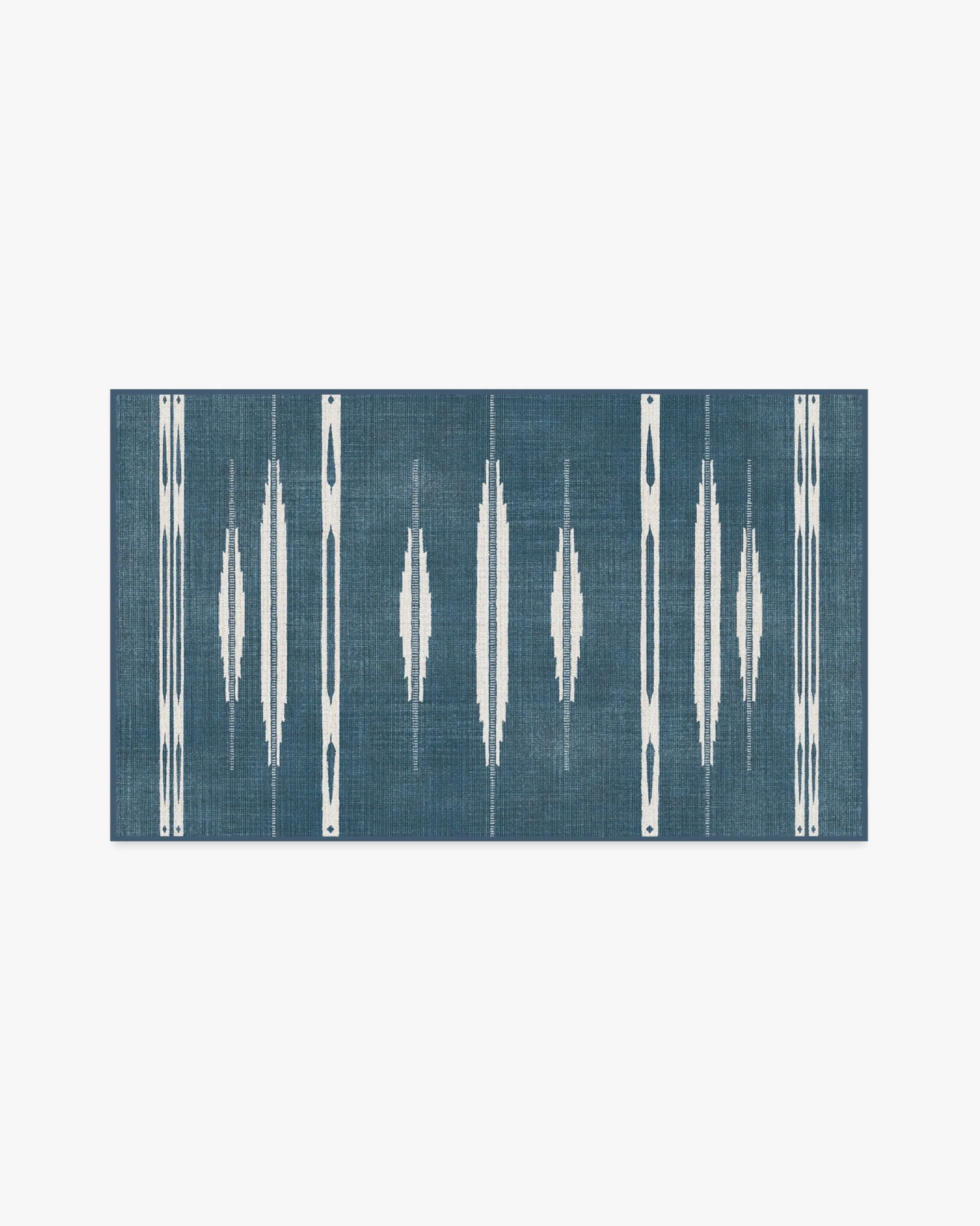Area Rug Machine Washable - Indigo