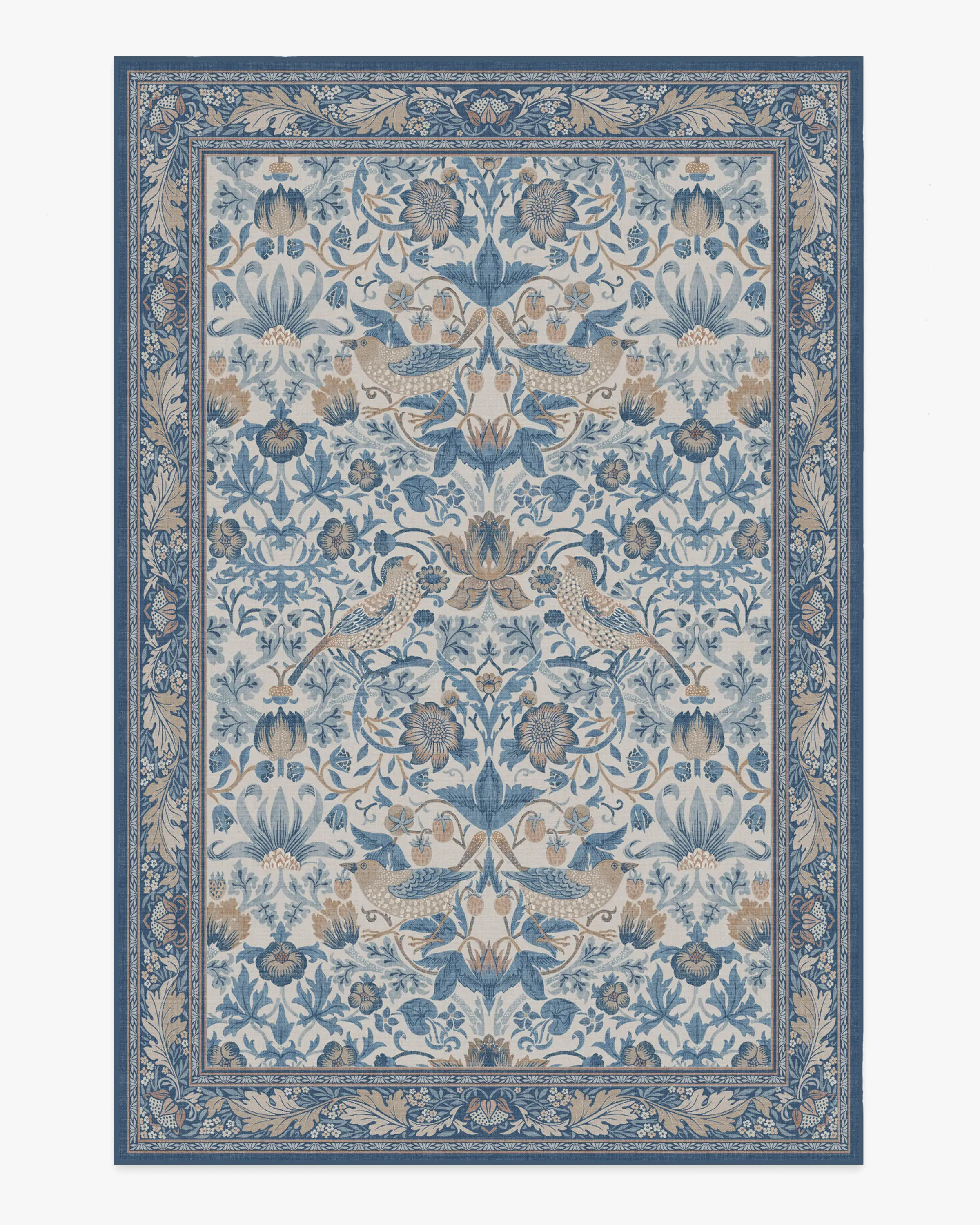 Area Rug Machine Washable - Indigo