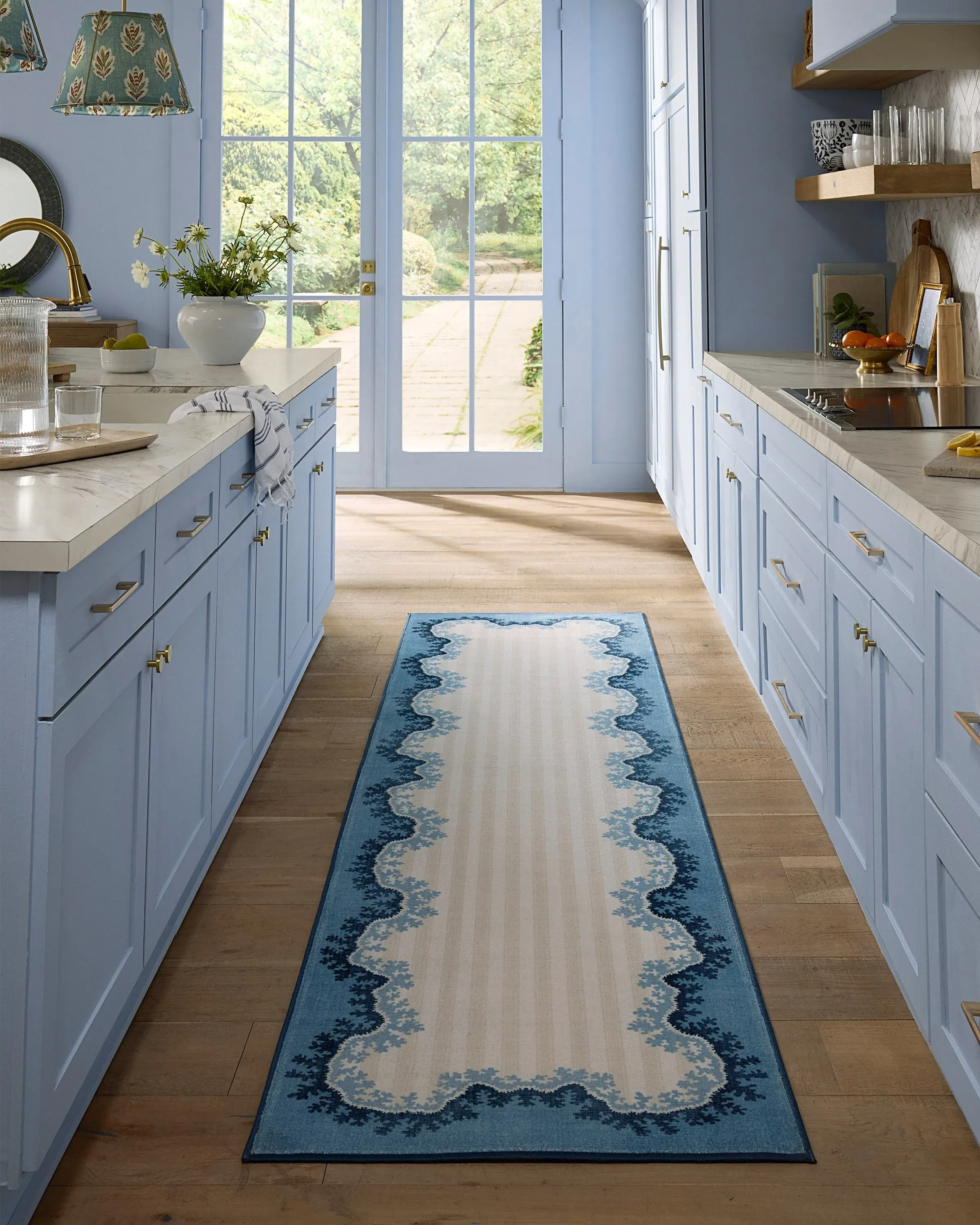 Area Rug Machine Washable - Indigo