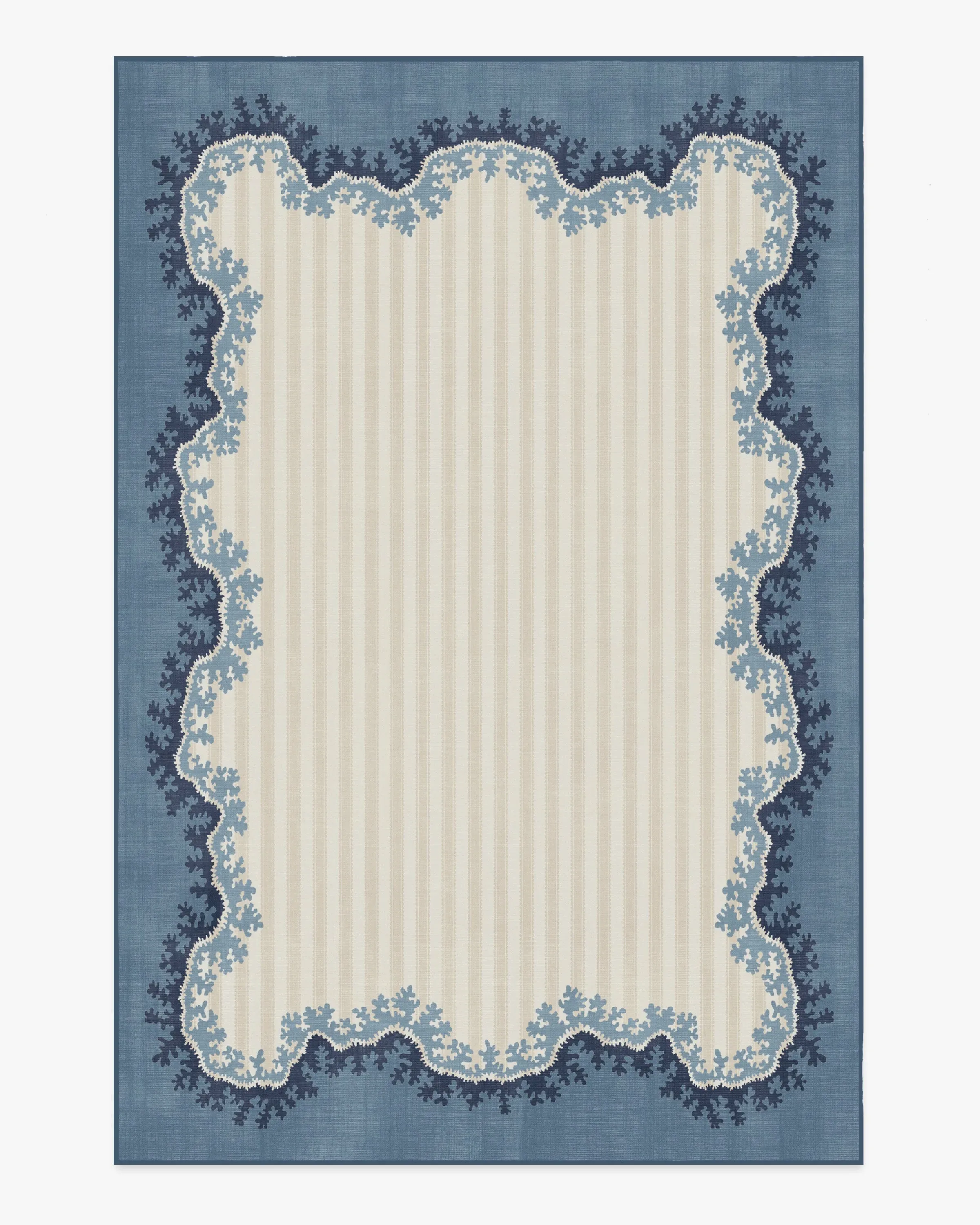 Area Rug Machine Washable - Indigo