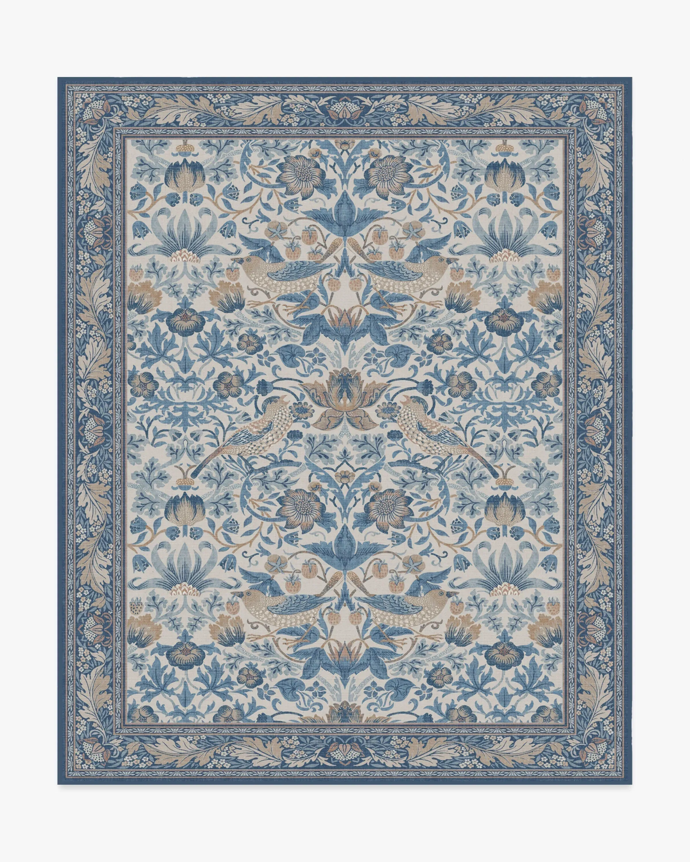 Area Rug Machine Washable - Indigo