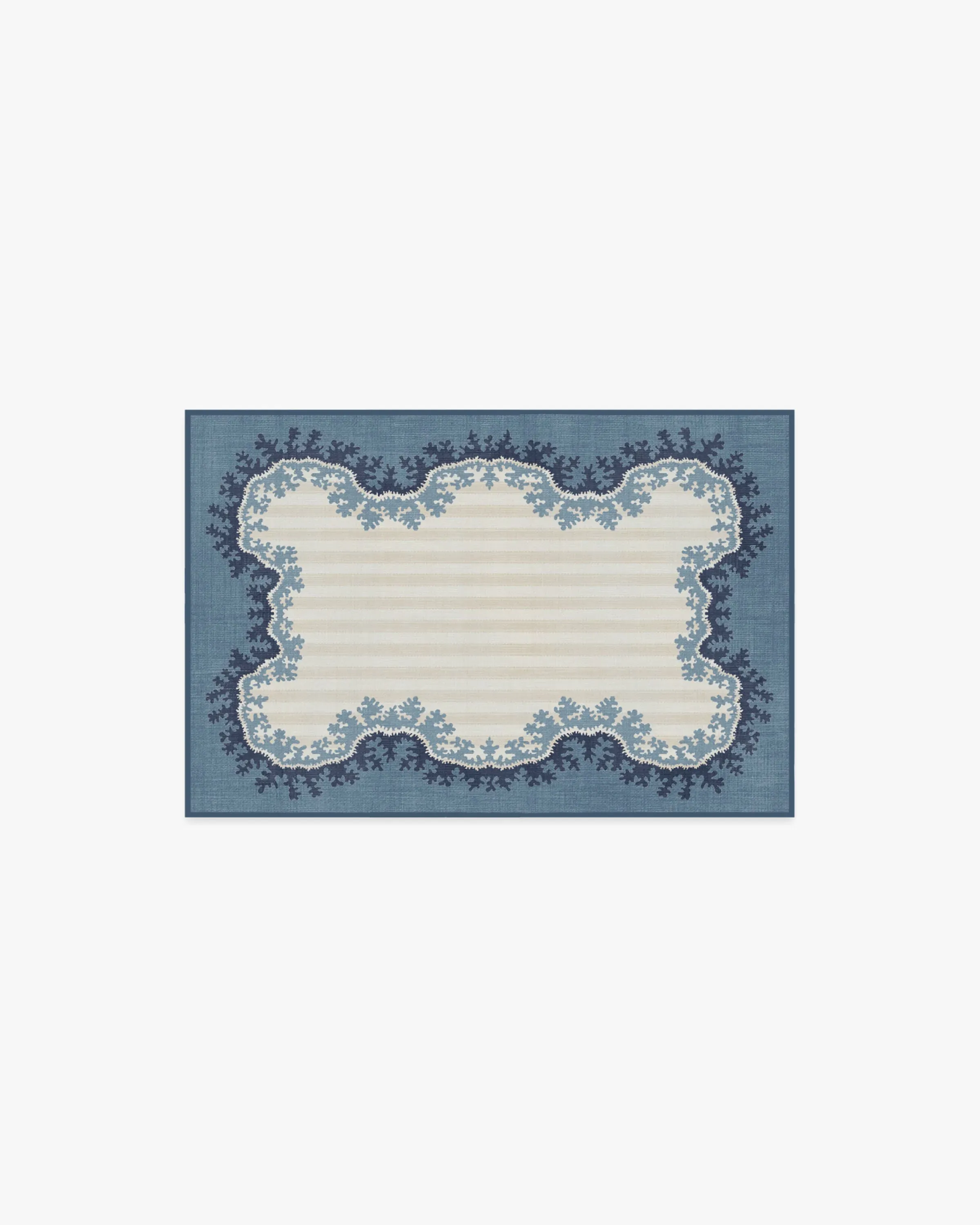 Area Rug Machine Washable - Indigo image