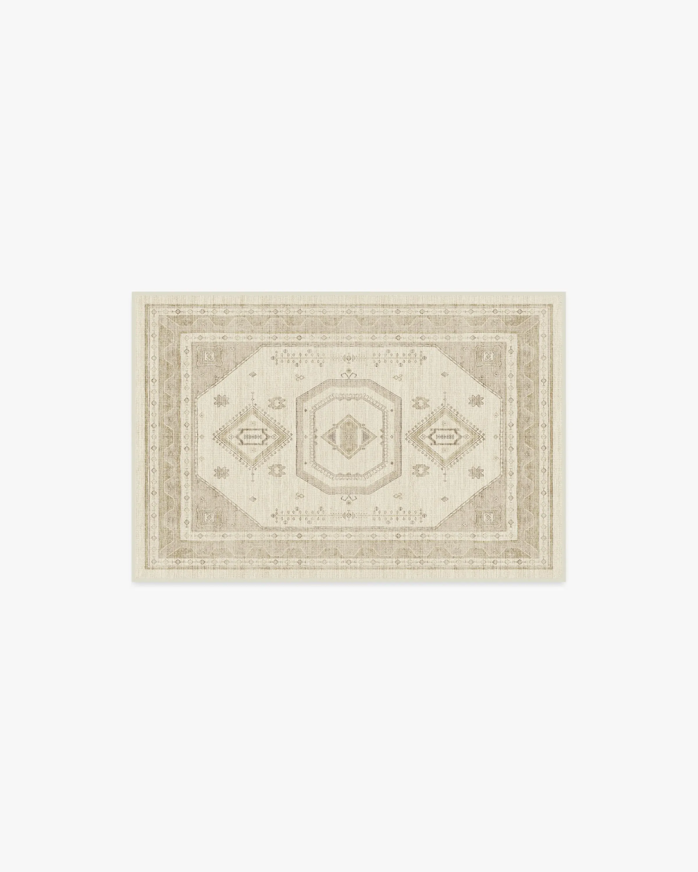 Area Rug Machine Washable - Ivory image