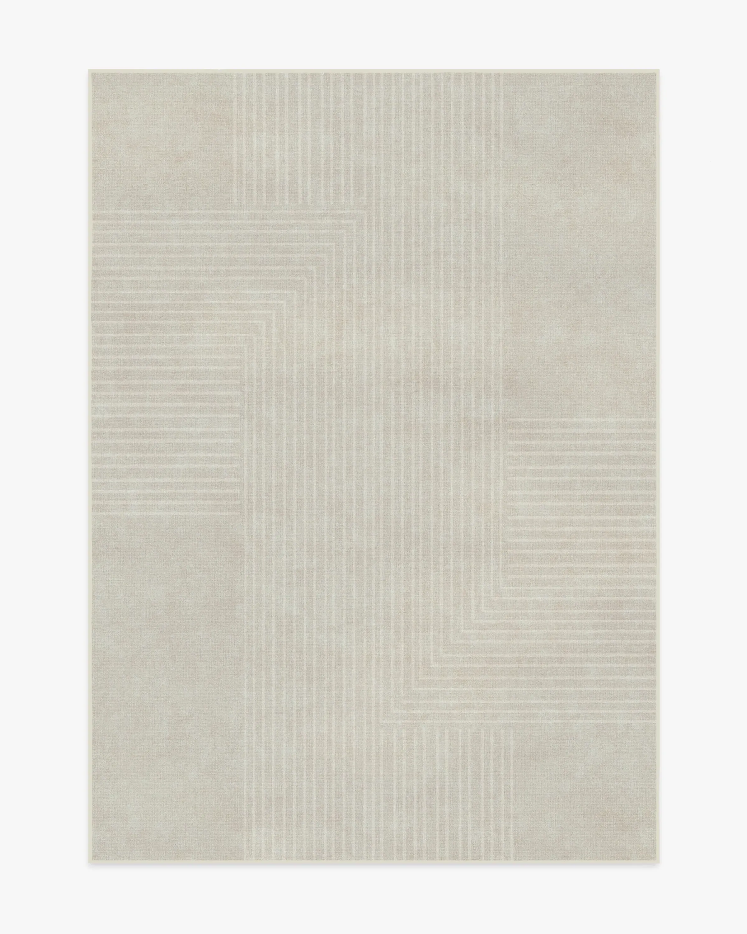 Area Rug Machine Washable - Ivory