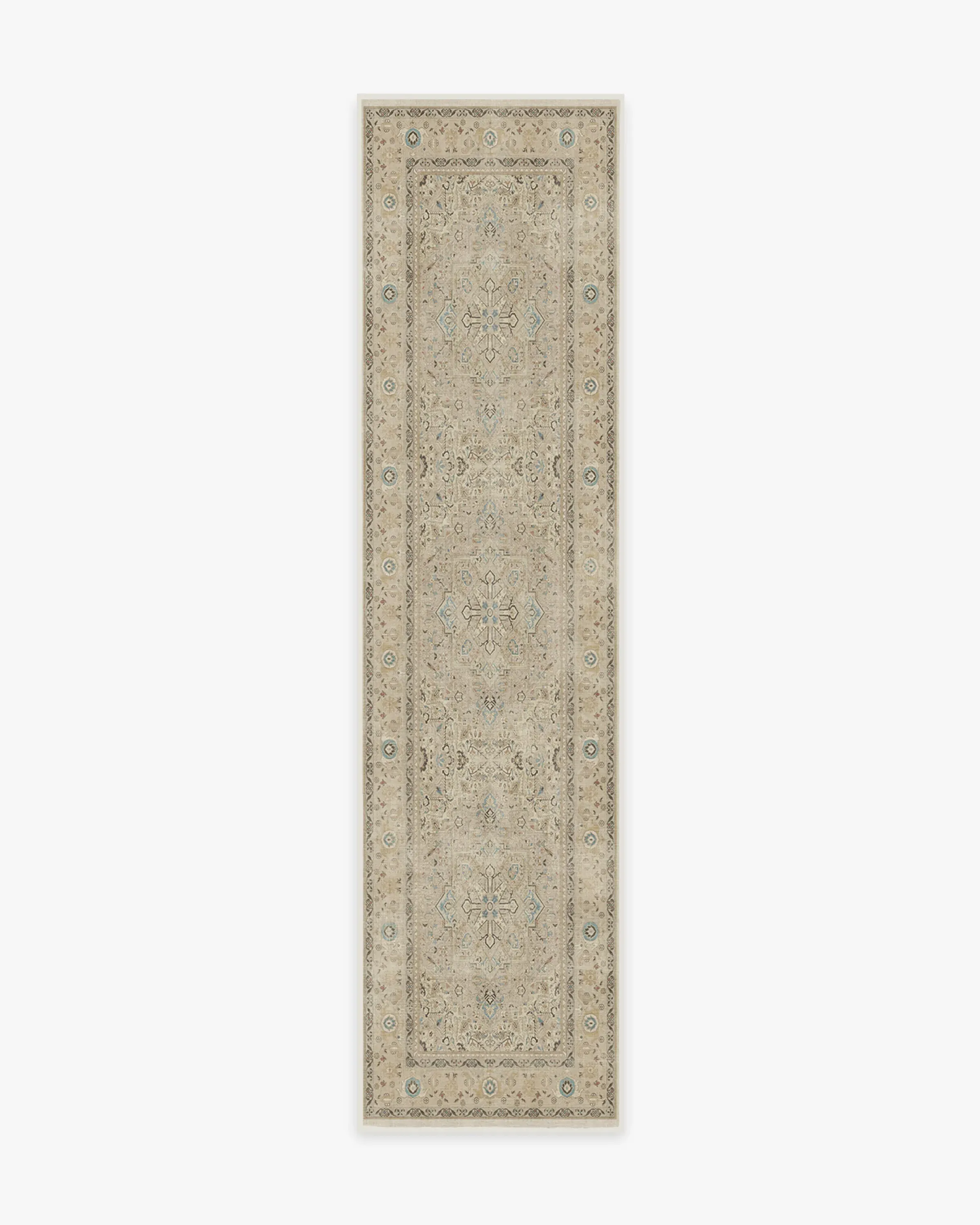 Area Rug Machine Washable - Ivory