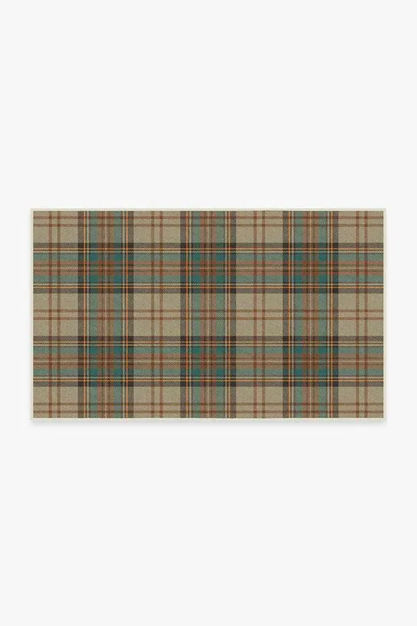Area Rug Machine Washable - Khaki, Chenille