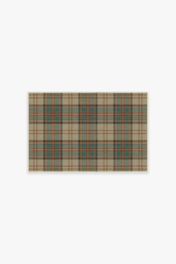 Area Rug Machine Washable - Khaki, Chenille image