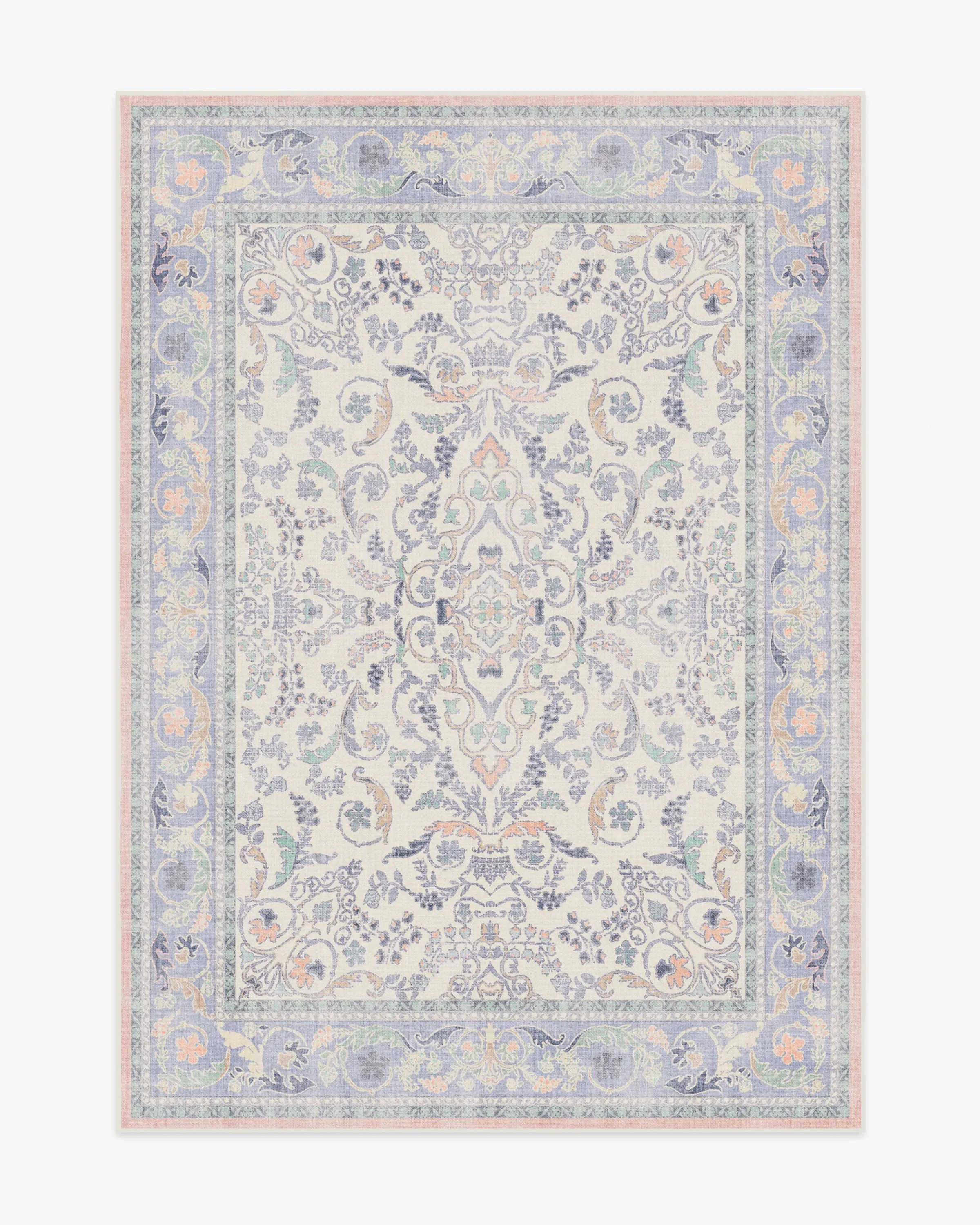 Area Rug Machine Washable - Lavender