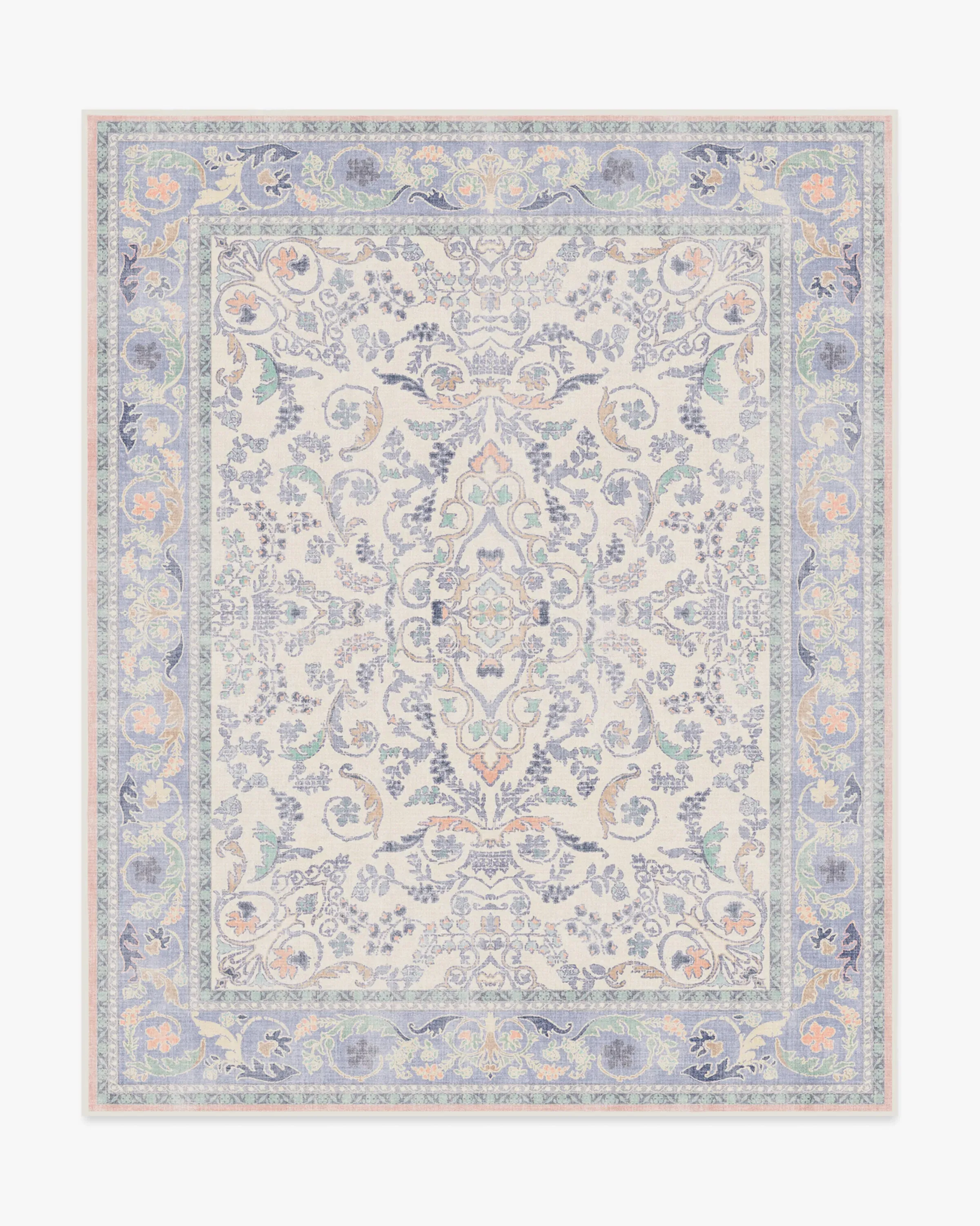 Area Rug Machine Washable - Lavender