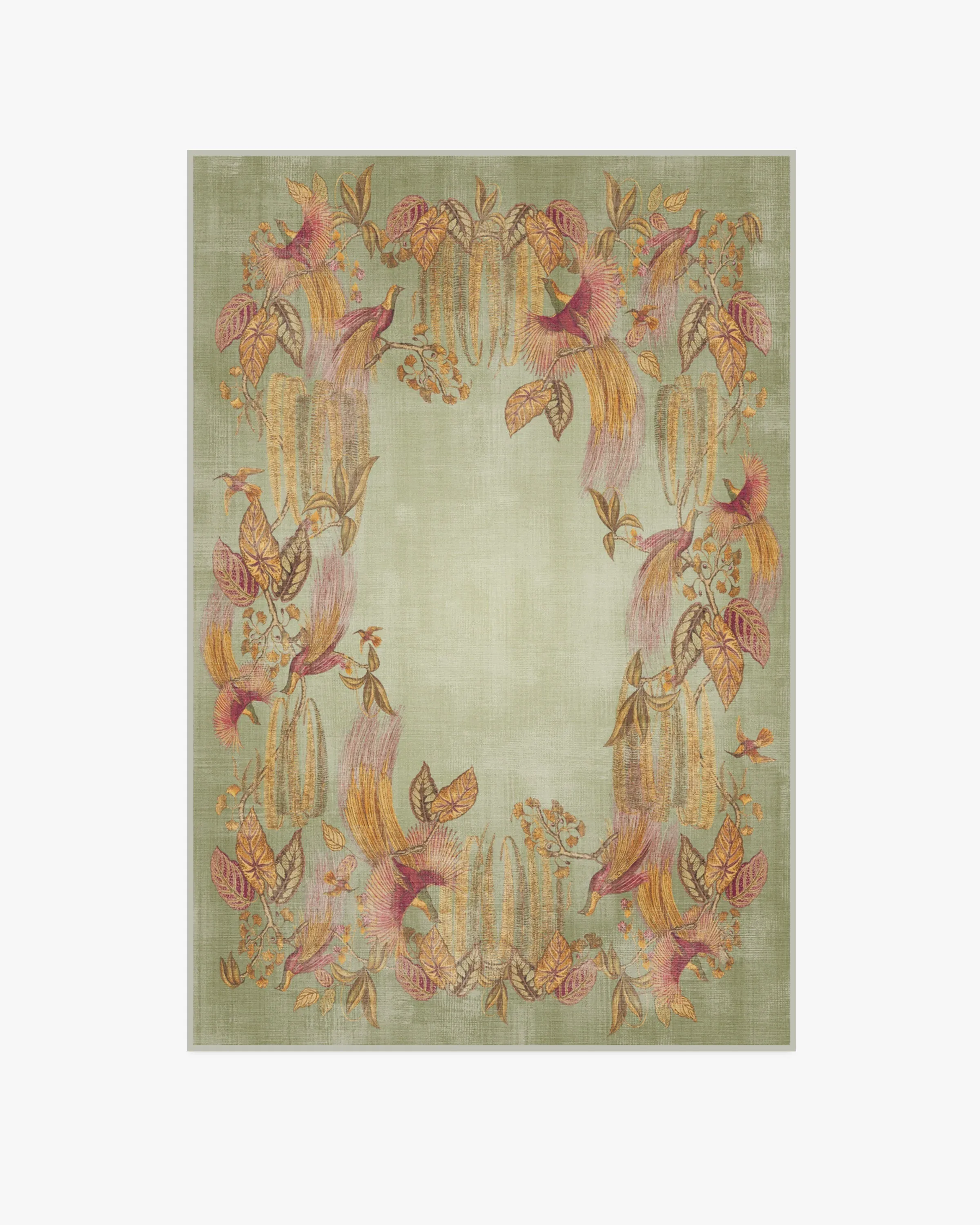 Area Rug Machine Washable - Multi, Flatwoven