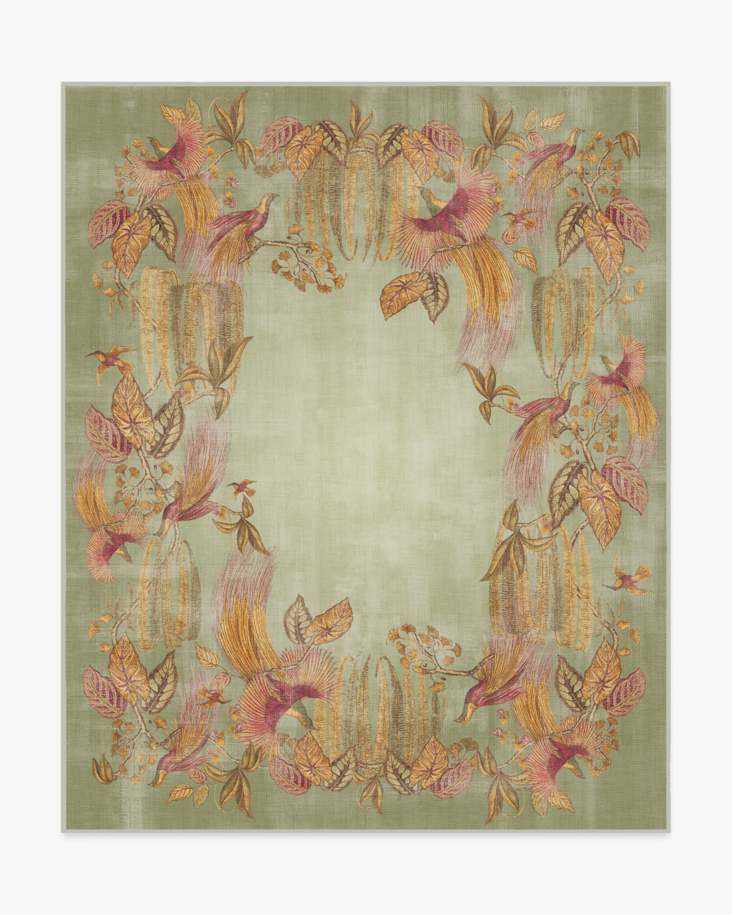 Area Rug Machine Washable - Multi, Flatwoven