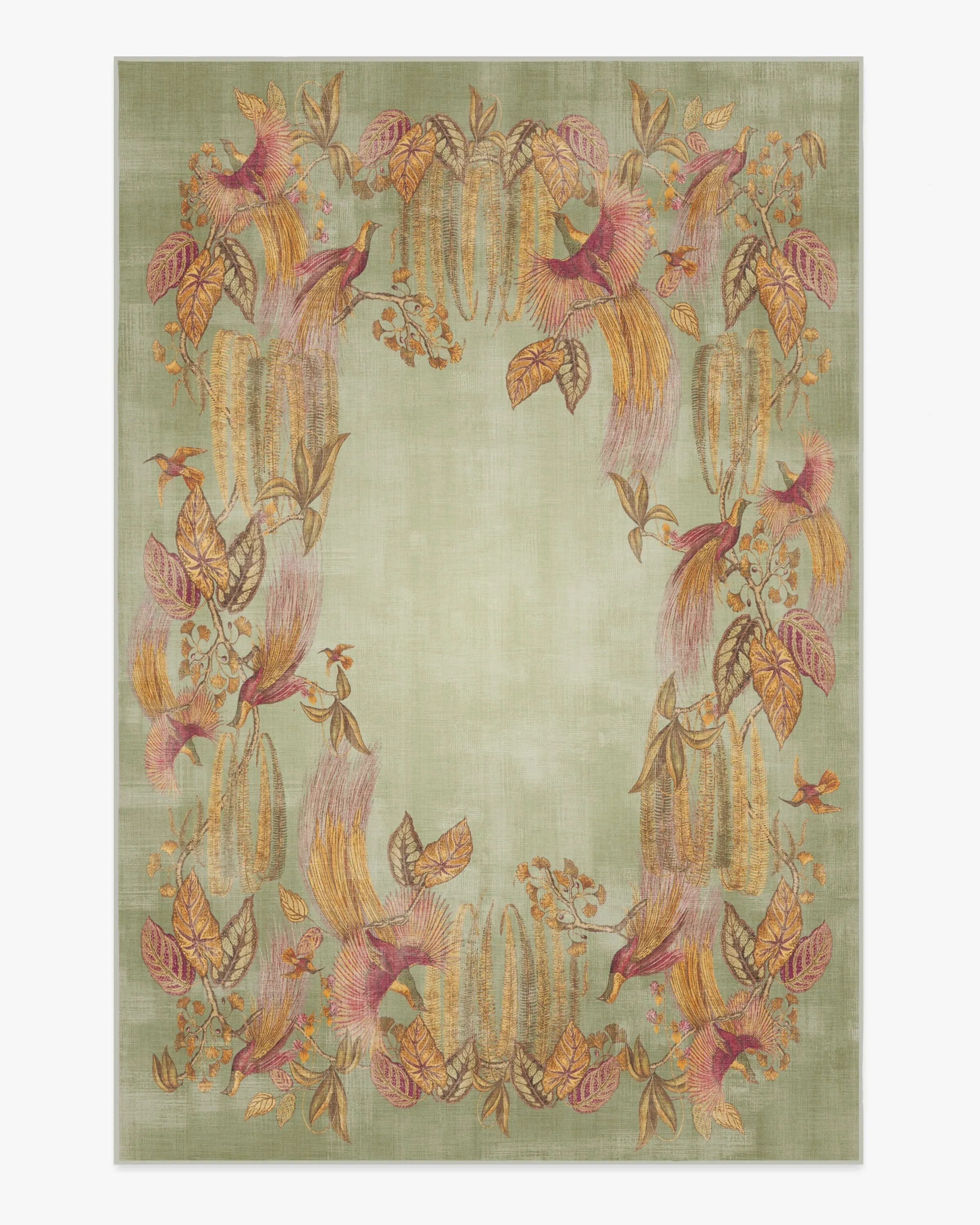 Area Rug Machine Washable - Multi, Flatwoven