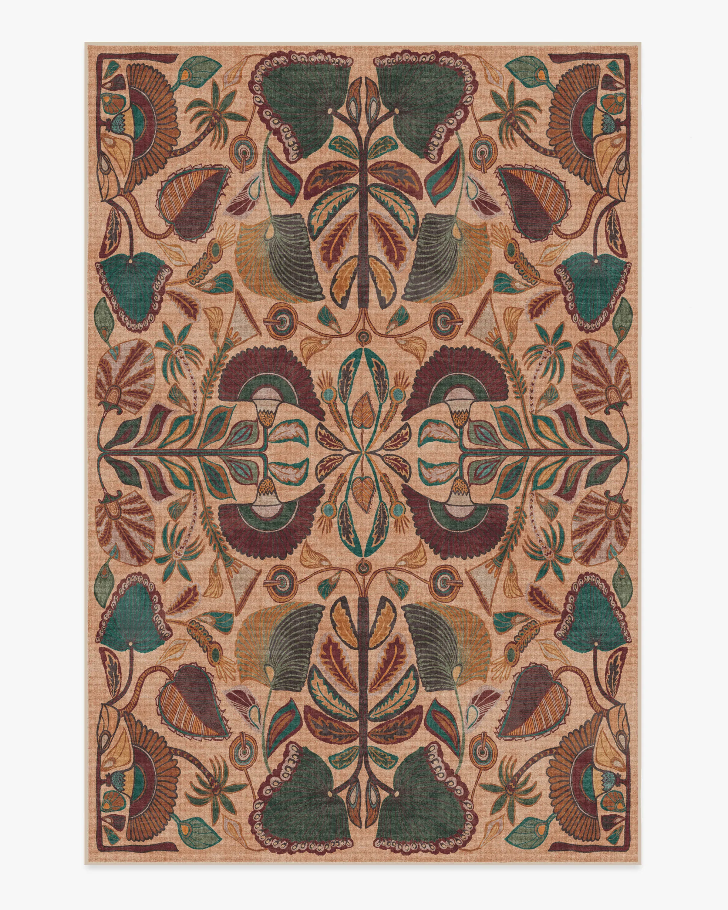 Area Rug Machine Washable - Multicolor