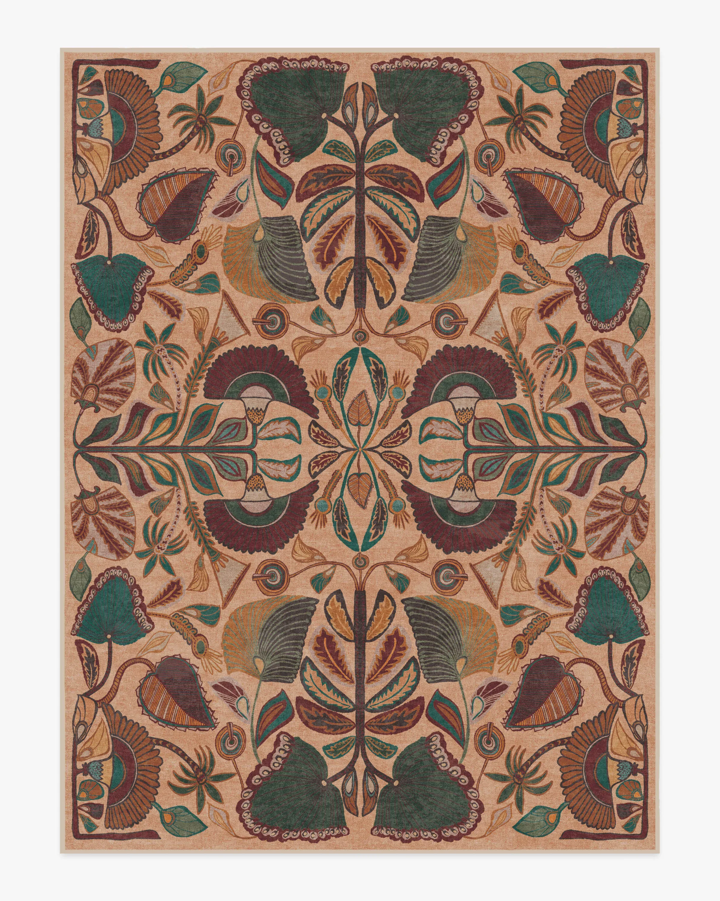 Area Rug Machine Washable - Multicolor