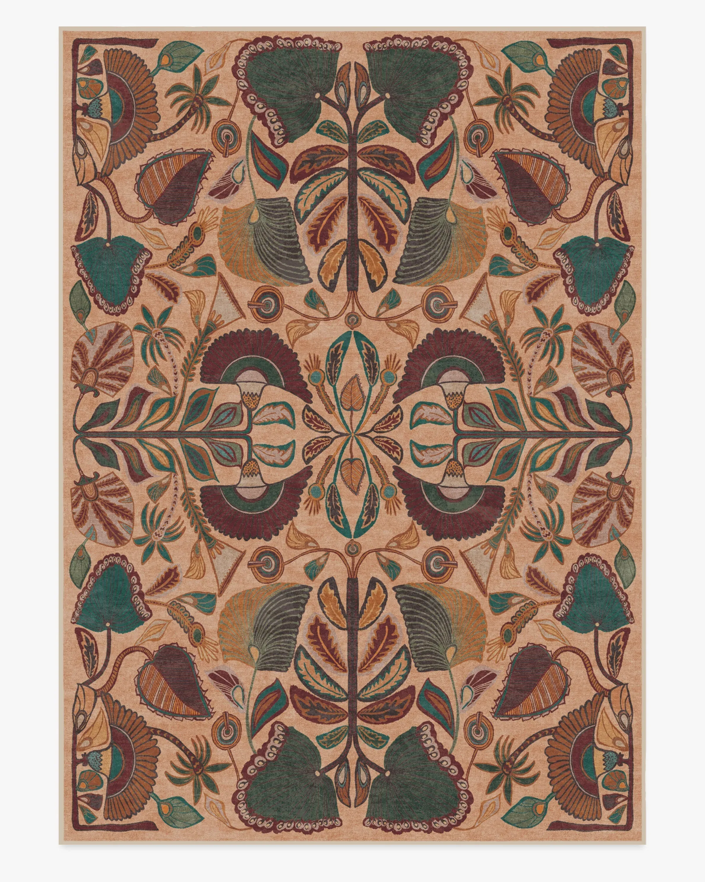 Area Rug Machine Washable - Multicolor