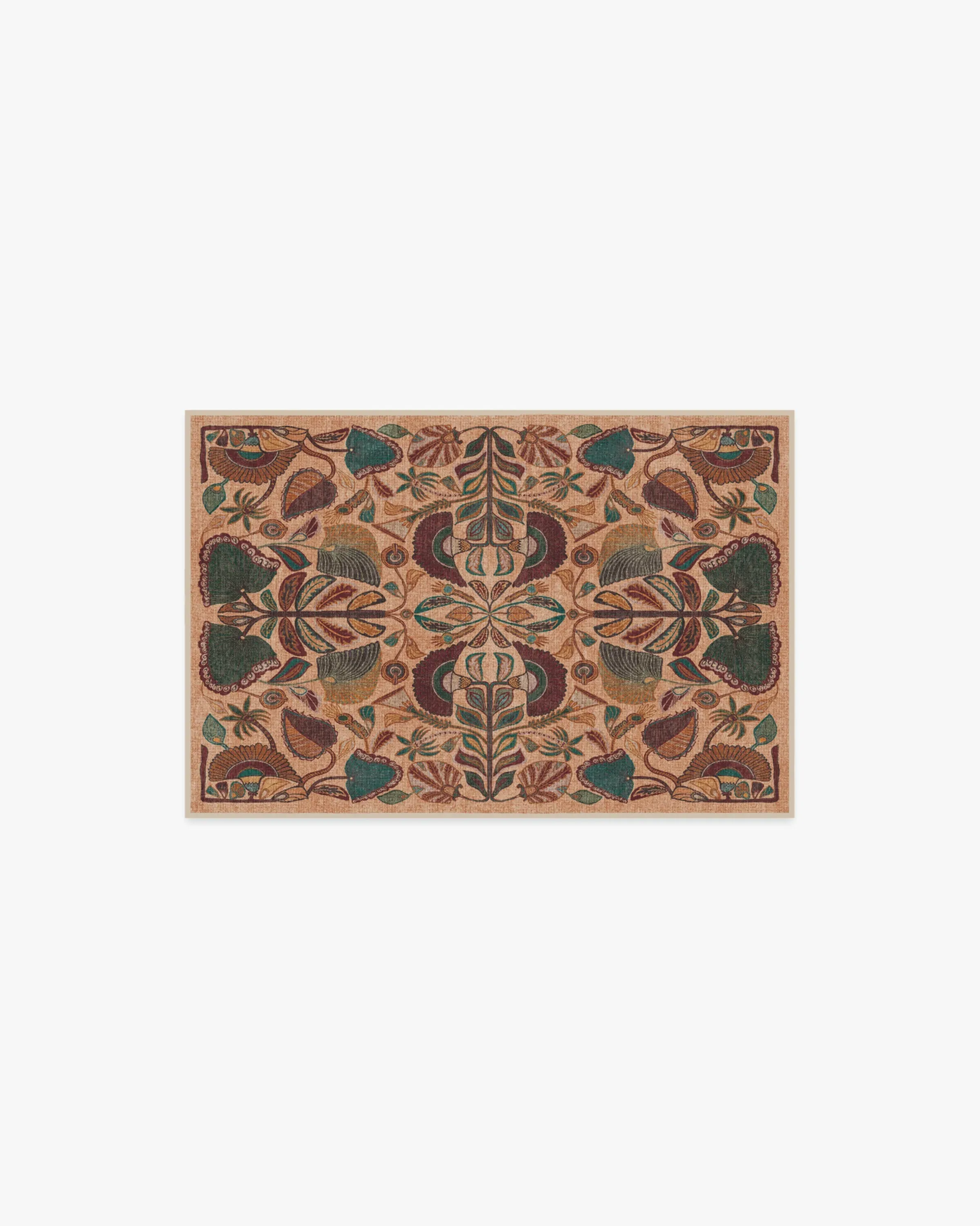 Area Rug Machine Washable - Multicolor image