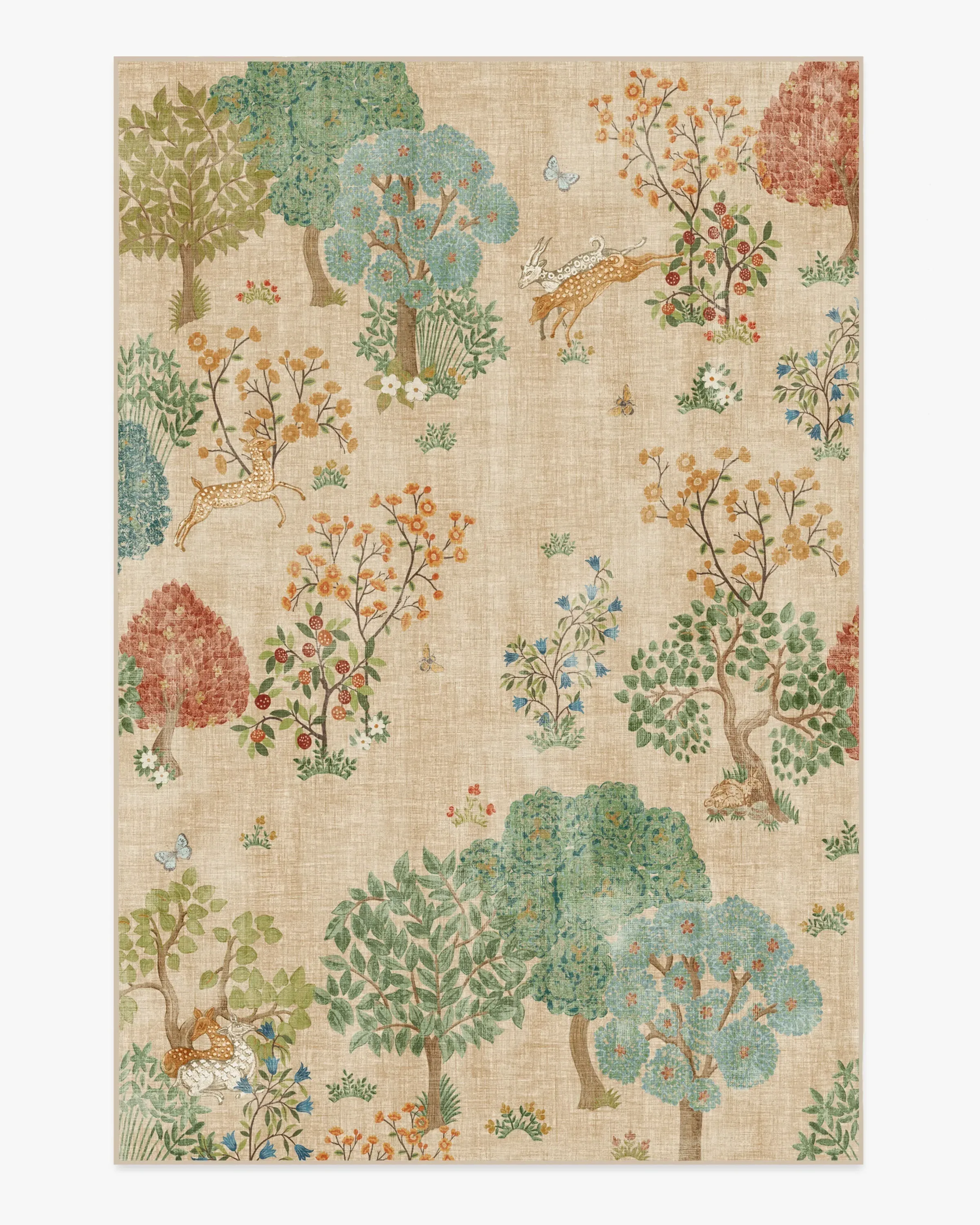 Area Rug Machine Washable - Multicolor