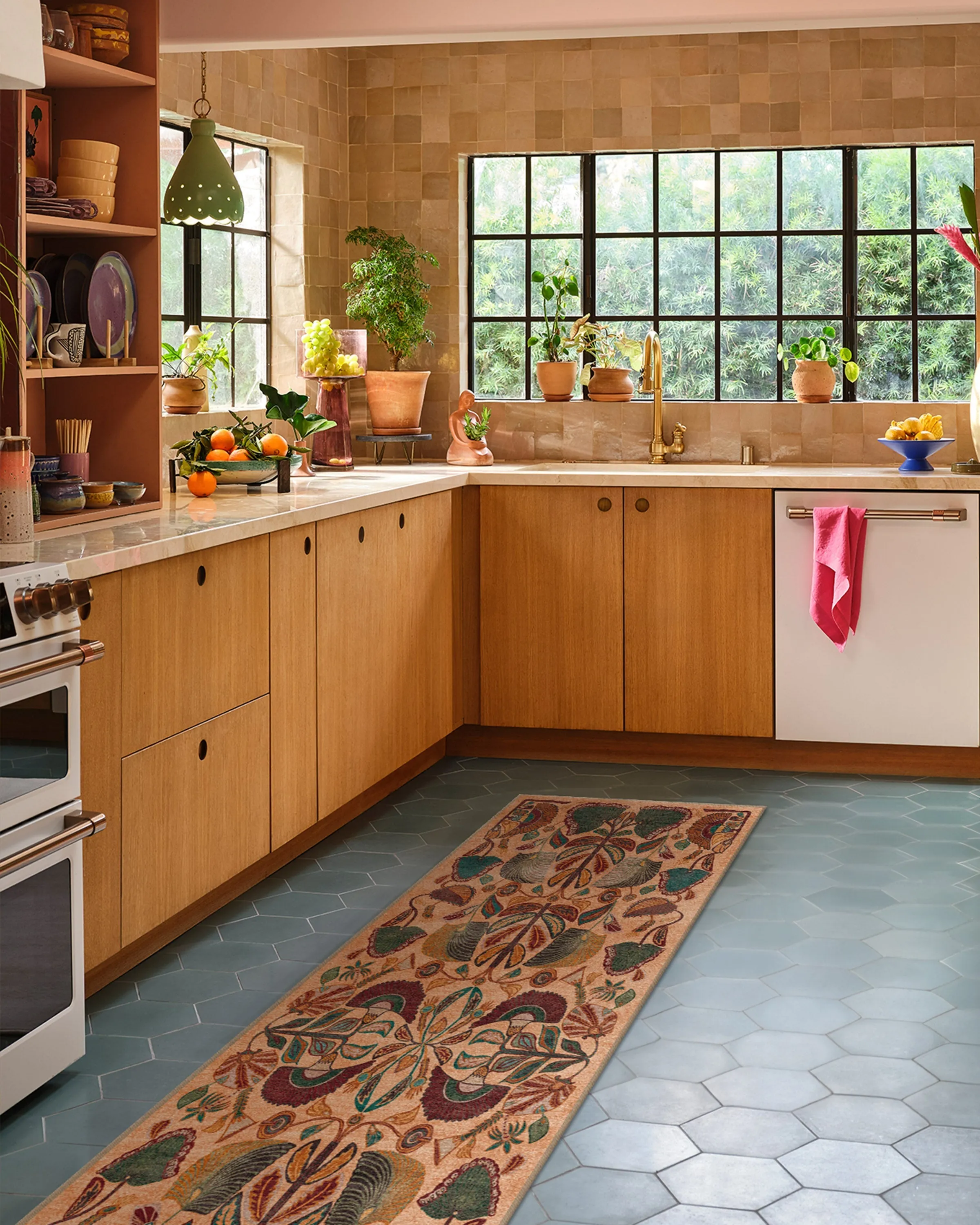 Area Rug Machine Washable - Multicolor