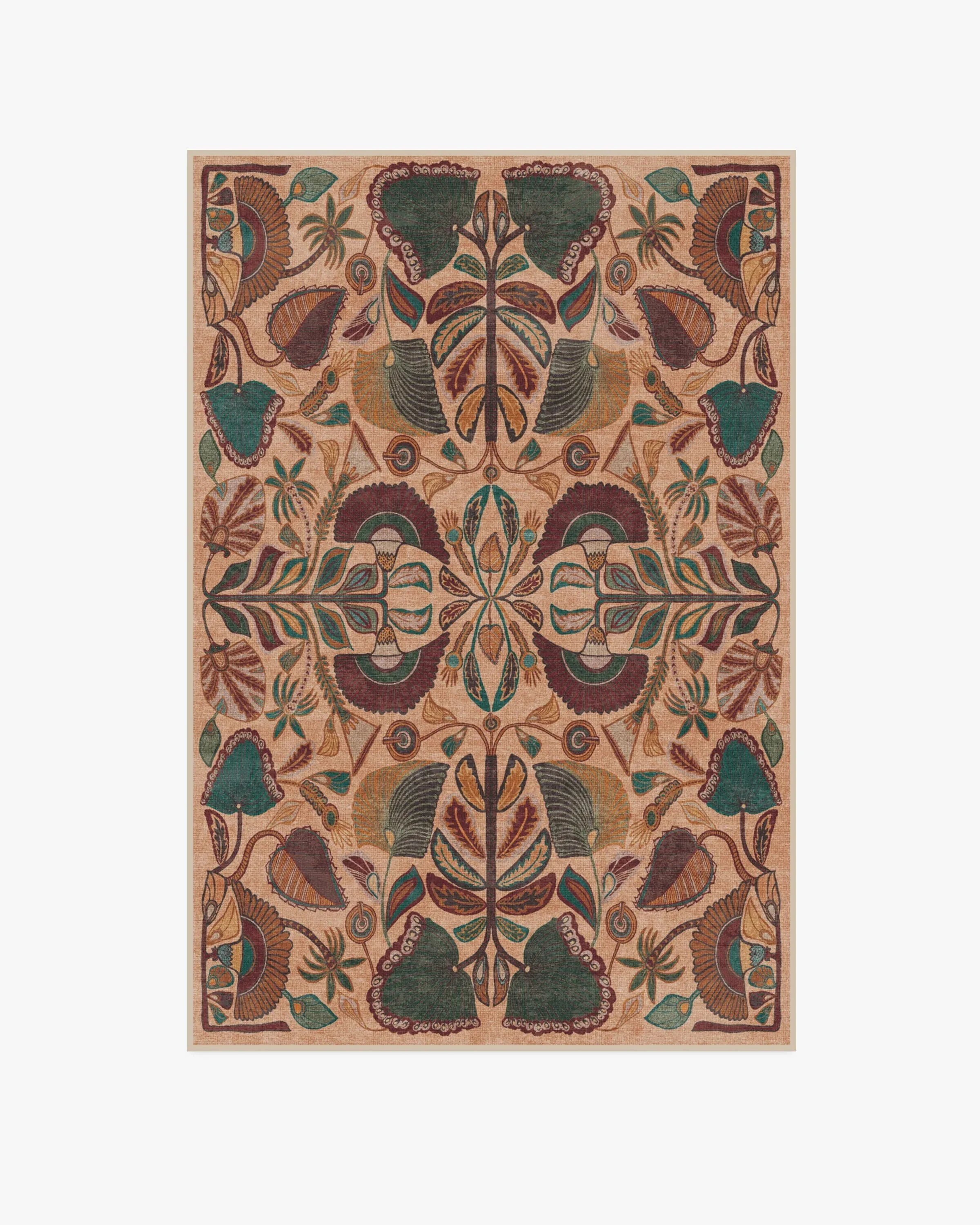 Area Rug Machine Washable - Multicolor