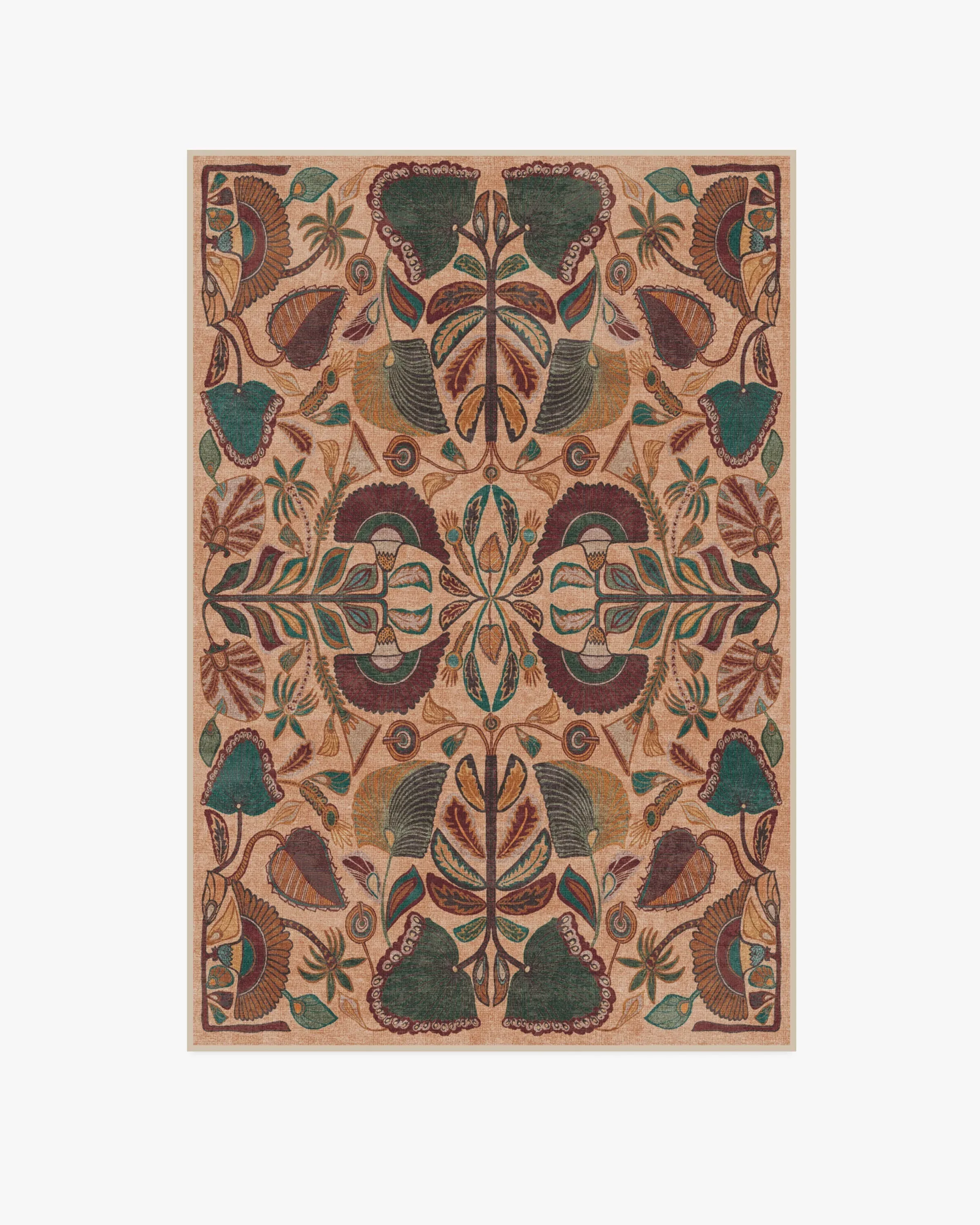 Area Rug Machine Washable - Multicolor